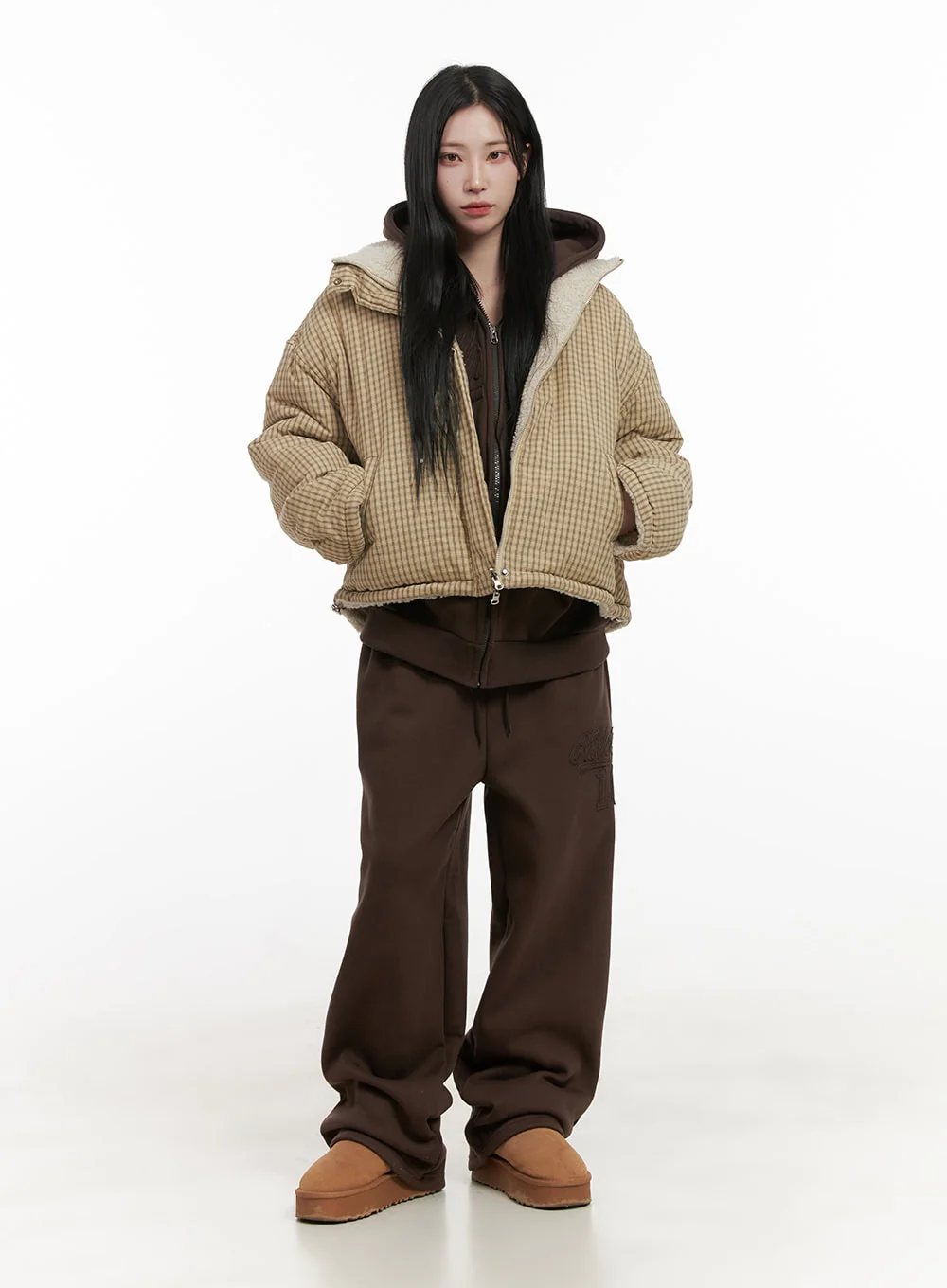 Comfy Patch Zip-Up Hoodie CD404 - Image 5