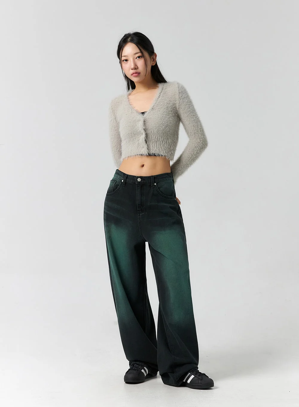 Comfy Wide Leg Color Jeans CS305 - Image 11