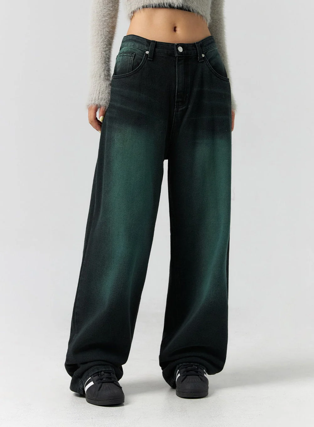 Comfy Wide Leg Color Jeans CS305 - Image 2