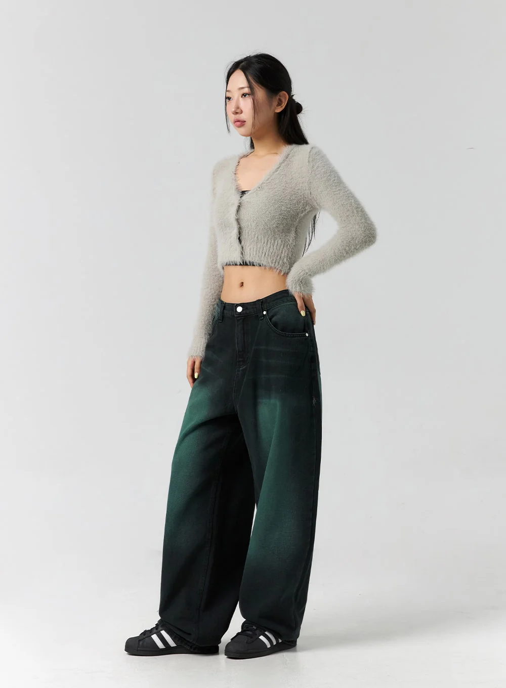 Comfy Wide Leg Color Jeans CS305 - Image 7