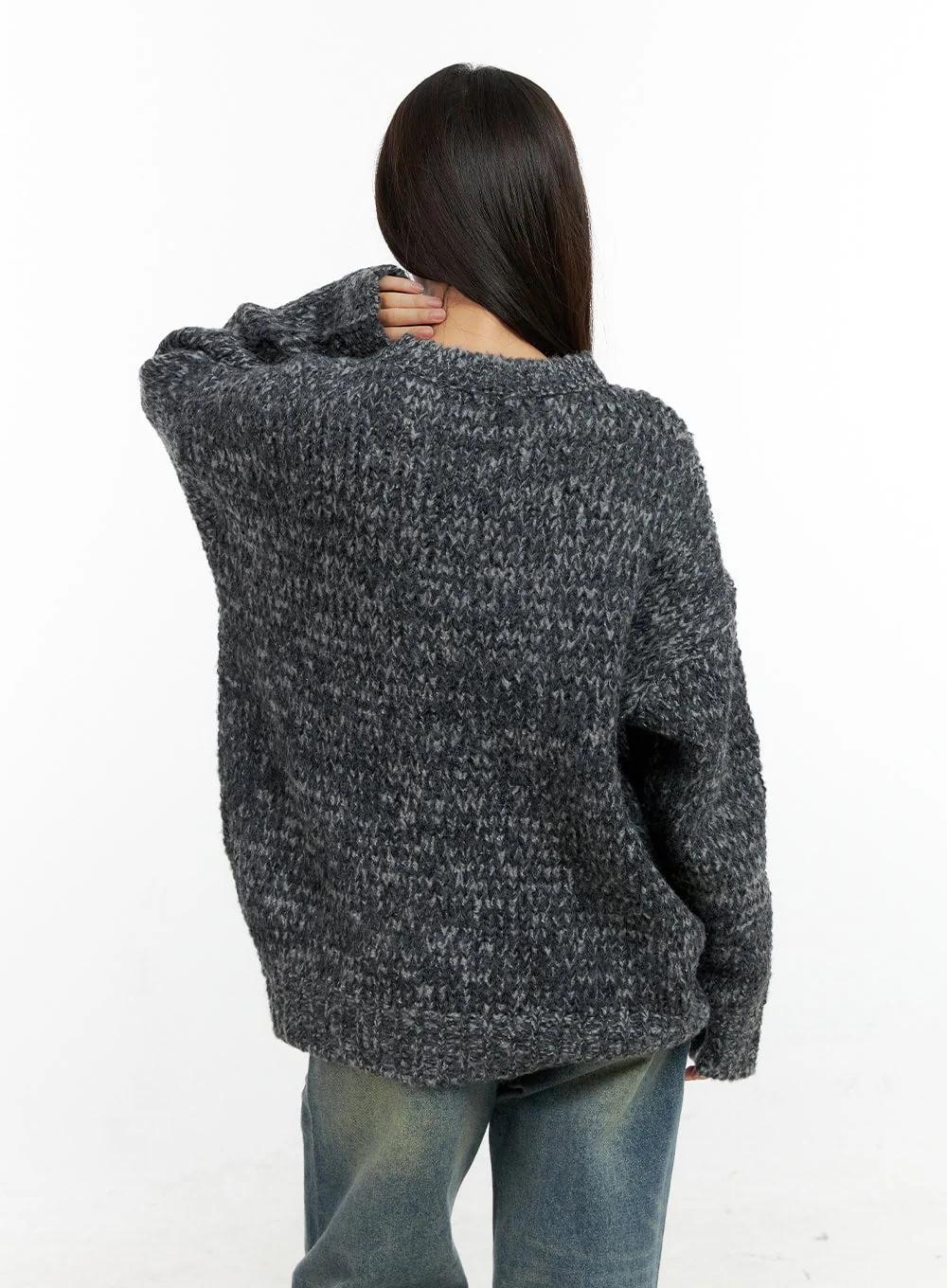 ComfyDay Oversized Knit Sweater CN401 - Image 5