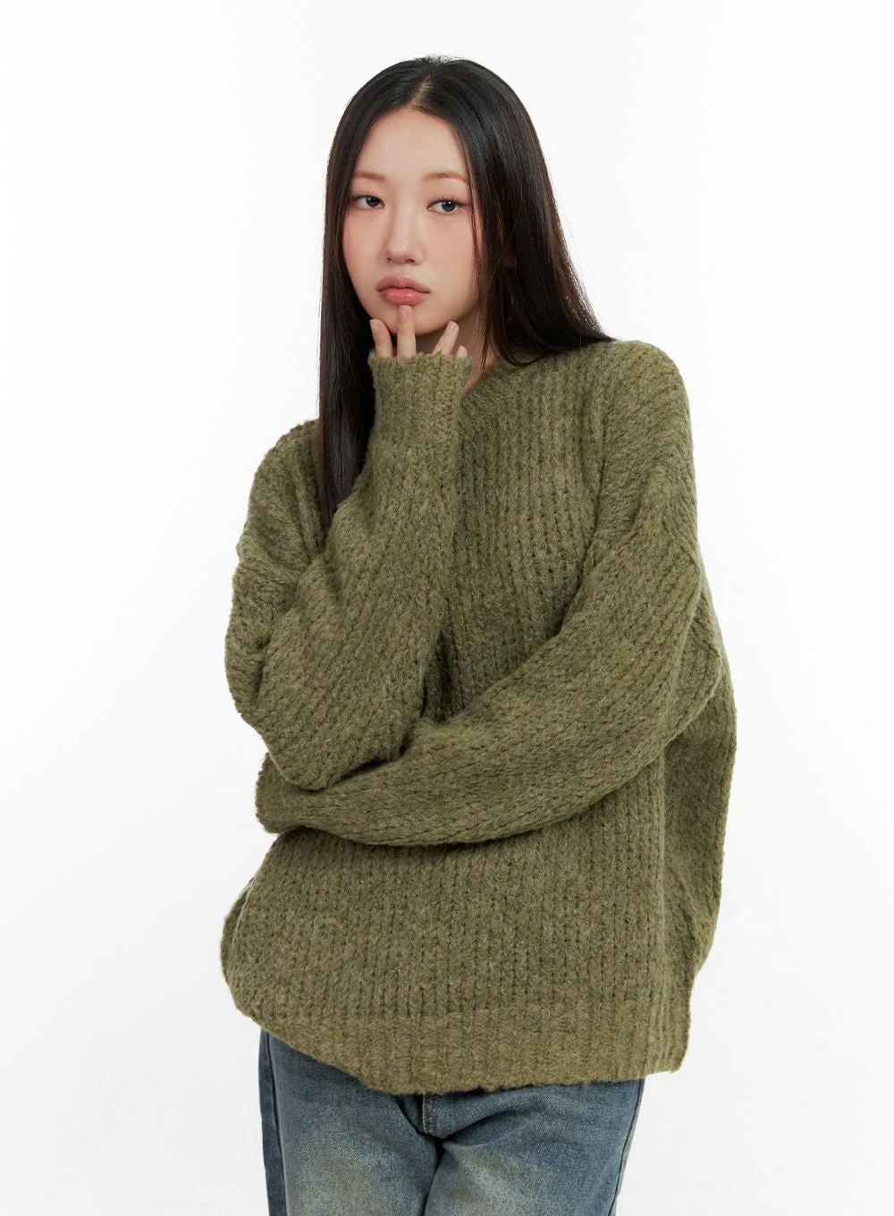 ComfyDay Oversized Knit Sweater CN401 - Image 9