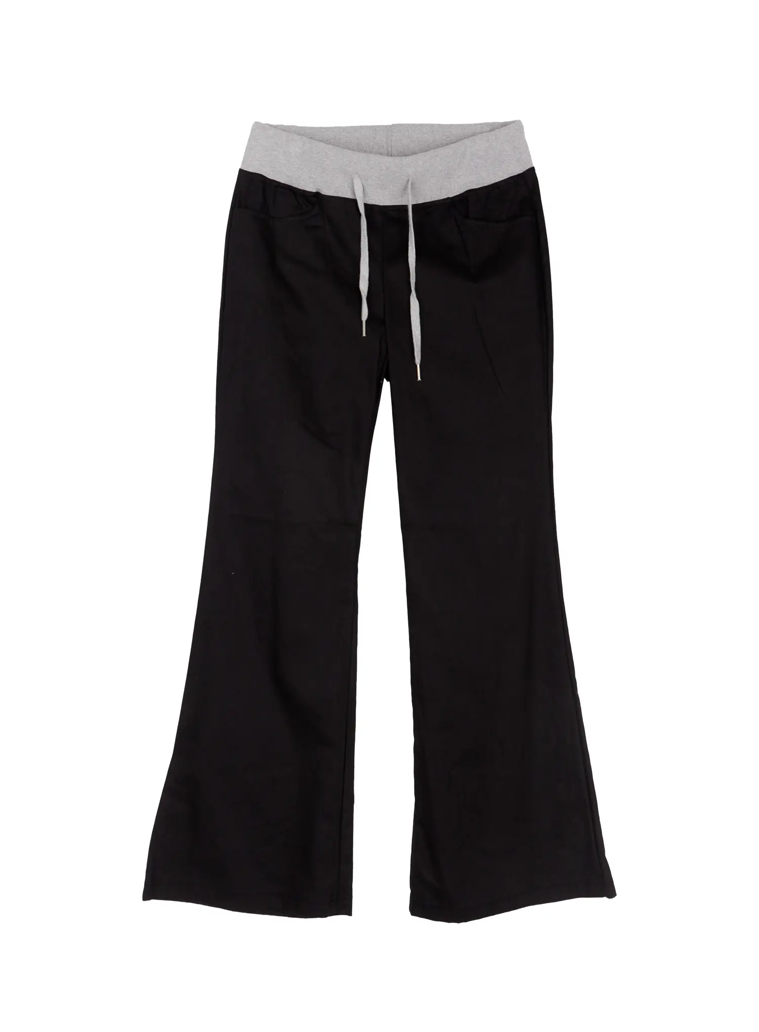 Contrast Bootcut Cotton Pants CO515 - Image 11