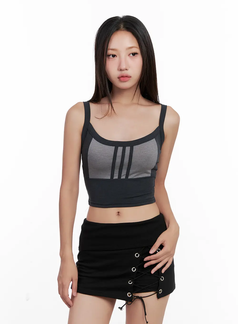 Contrast Crop Tank CL521 - Image 12