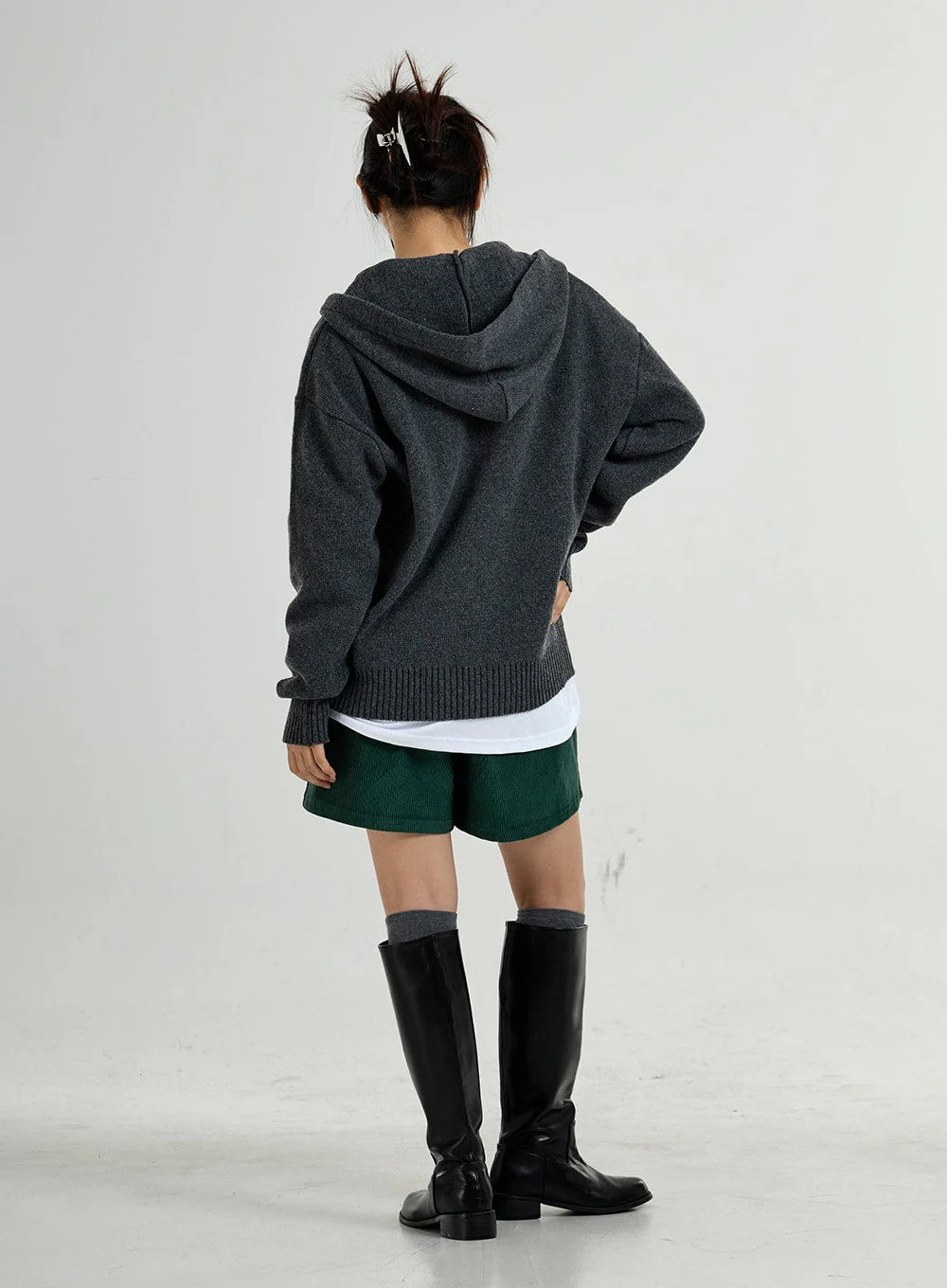 Corduroy Bermuda Pants CO27 - Image 12