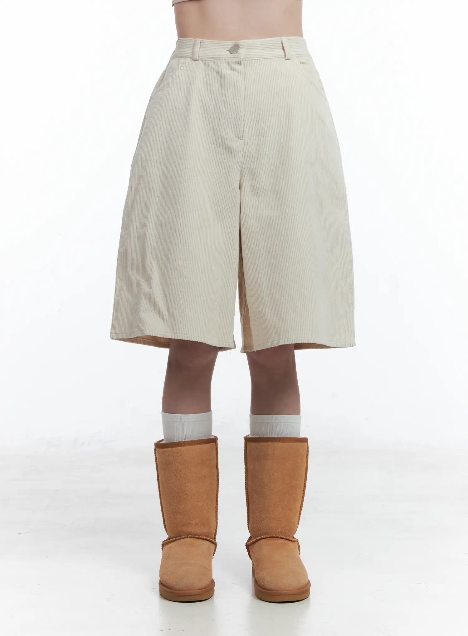 Corduroy Bermuda Shorts CN519 - Image 10