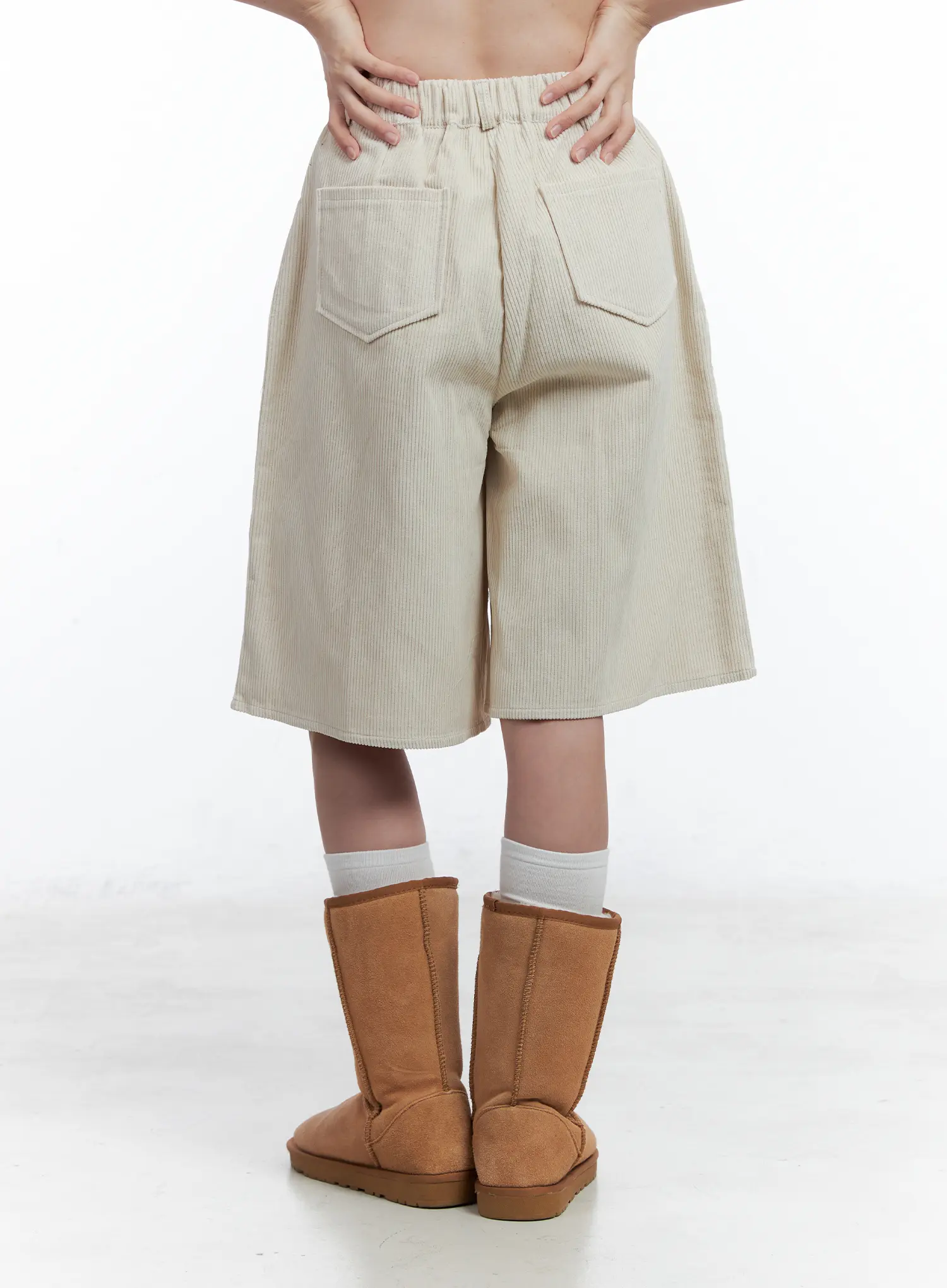 Corduroy Bermuda Shorts CN519 - Image 7