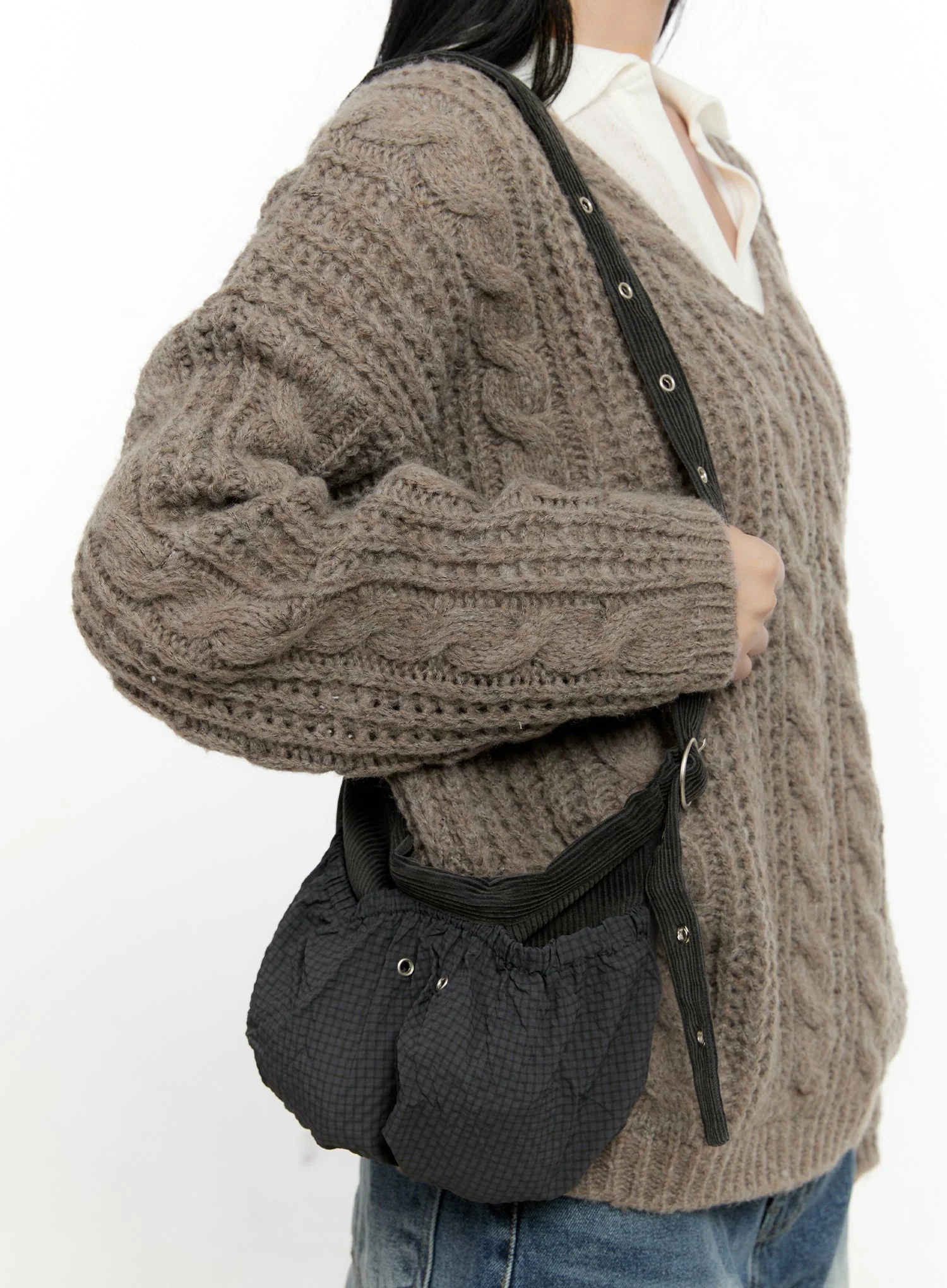 Corduroy Mini Crossbody Bag CN506