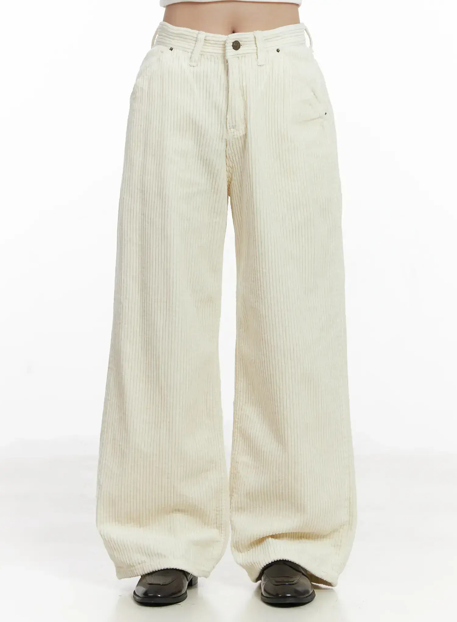 Corduroy Wide-Leg Pants CN526