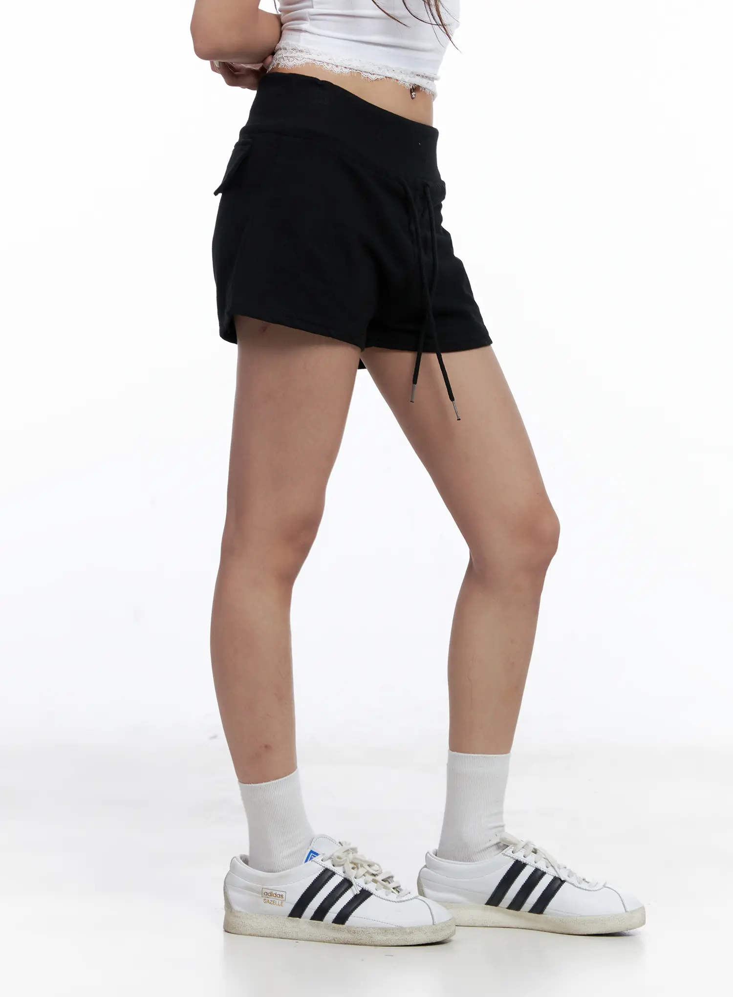 Cotton Casual Drawstring Shorts CL510 - Image 4