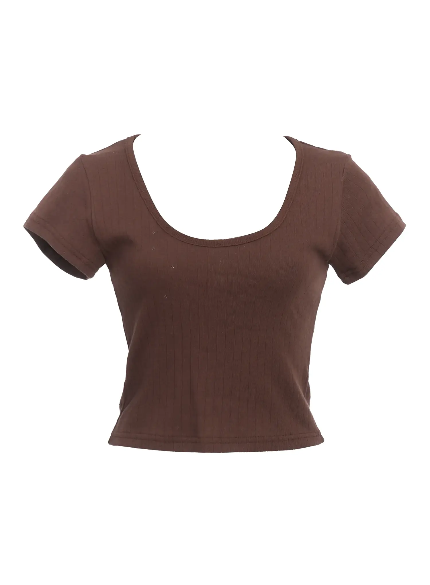 Cotton Casual Scoop Tee IC503 - Image 5