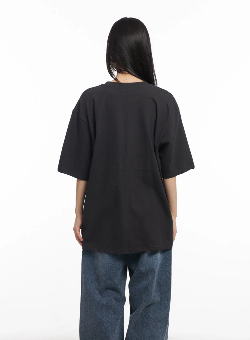 Cotton Graphic Oversized Tee CY514 - Image 4