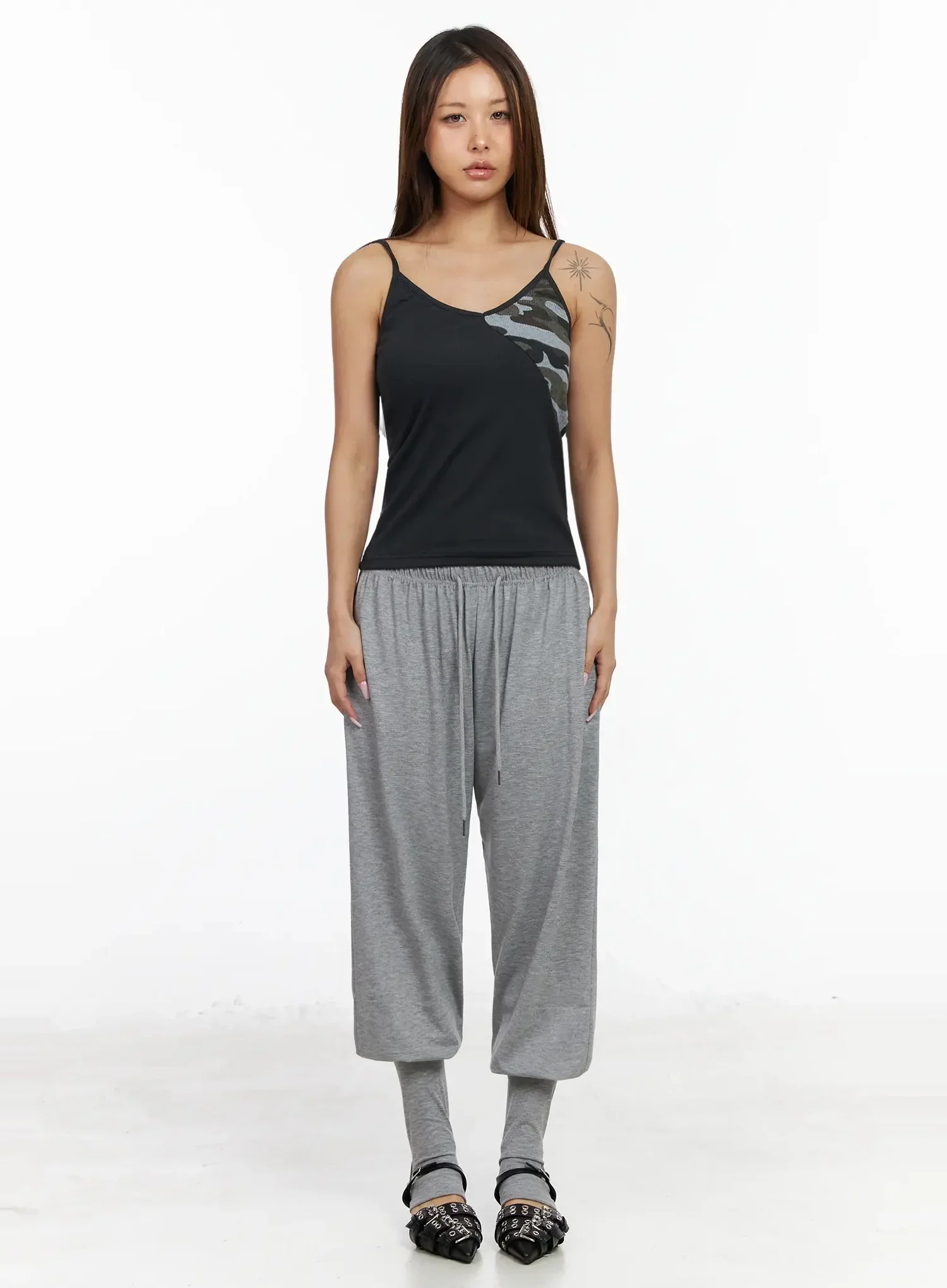 Cotton Leg Warmer Sweat Shorts IY515 - Image 8