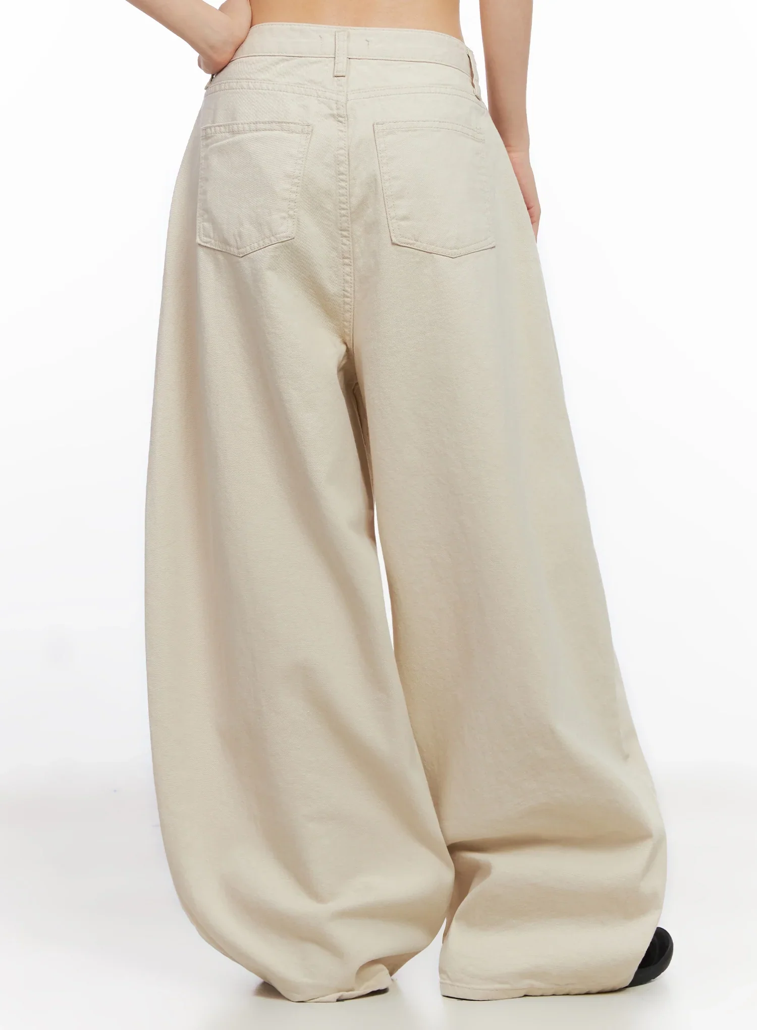 Cotton Oversized Wide-Leg Pants IG508 - Image 13