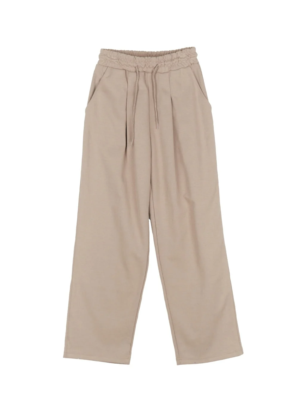 Cotton Pintuck Wide-Fit Sweatpants IY516 - Image 13