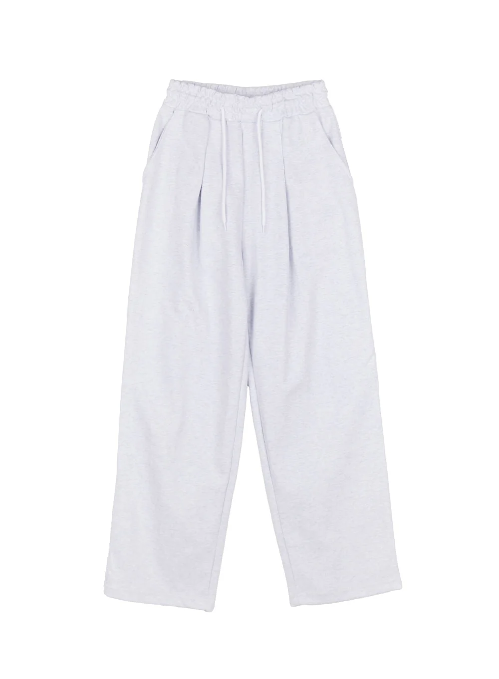 Cotton Pintuck Wide-Fit Sweatpants IY516 - Image 14