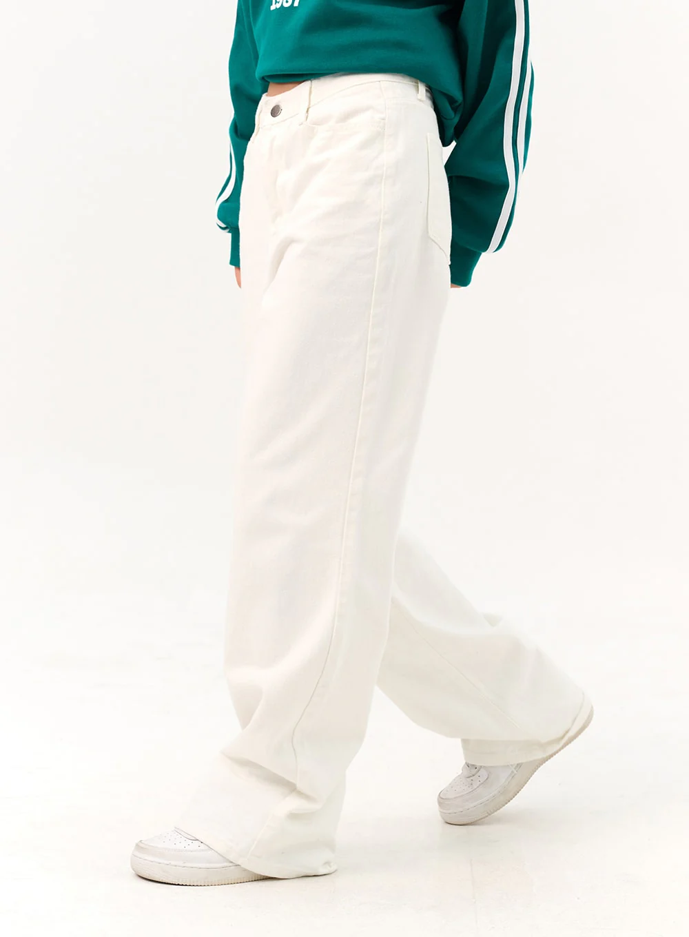 Cotton Wide-Fit Pants IO317 - Image 7
