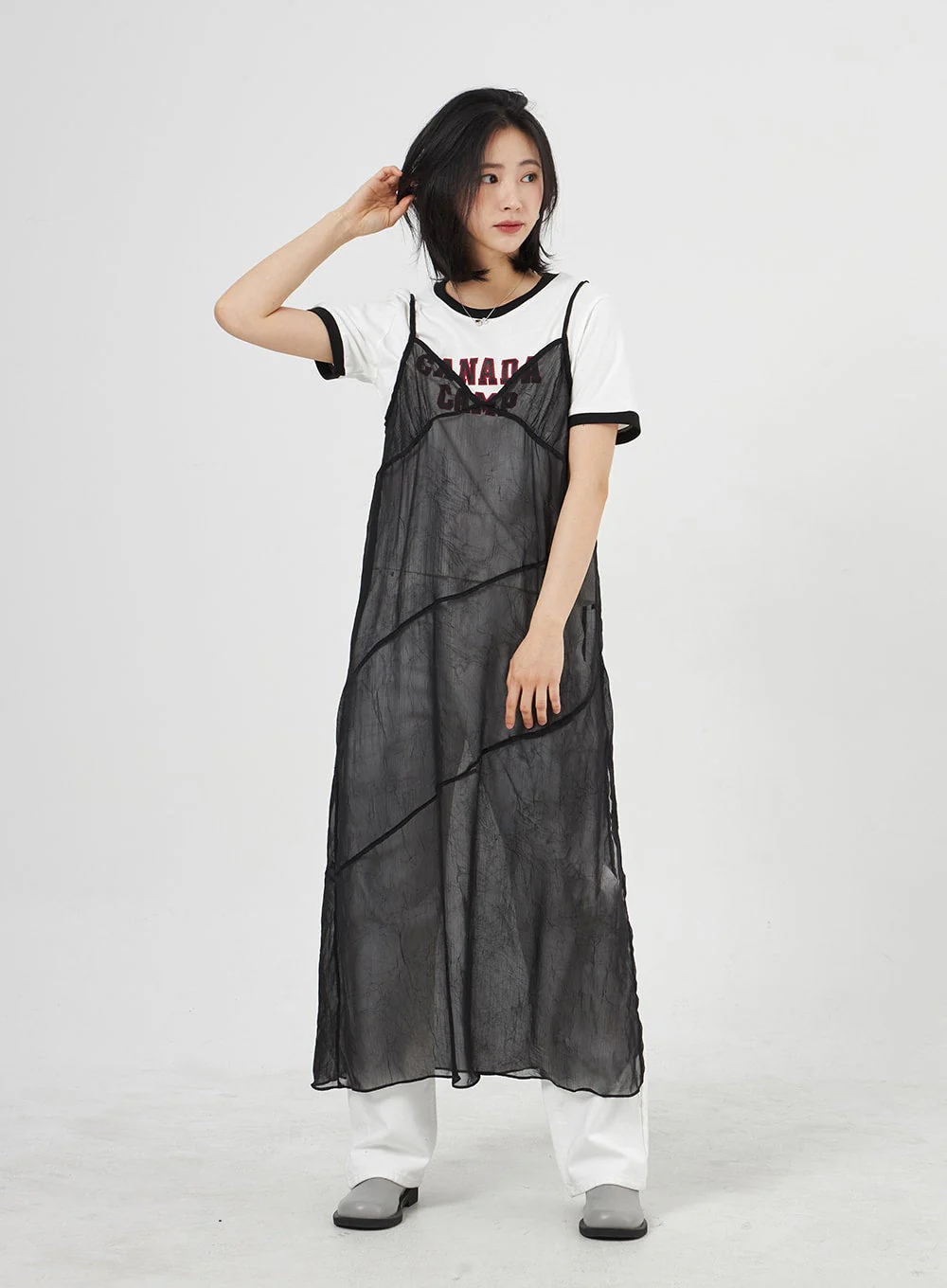 Cotton Wide Leg Pants OA307 - Image 10