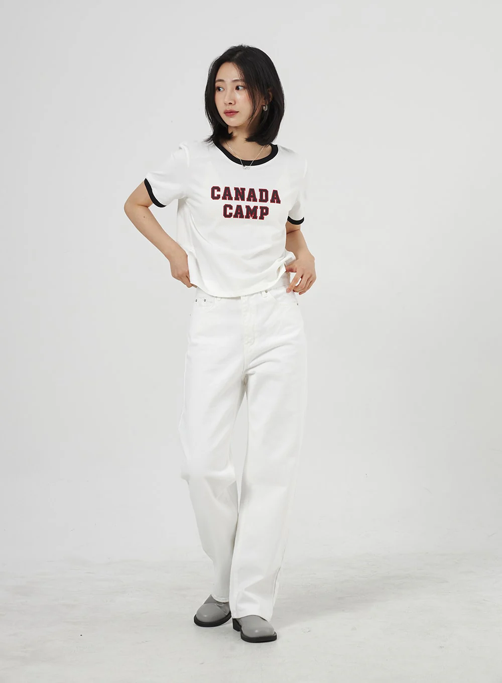 Cotton Wide Leg Pants OA307 - Image 4
