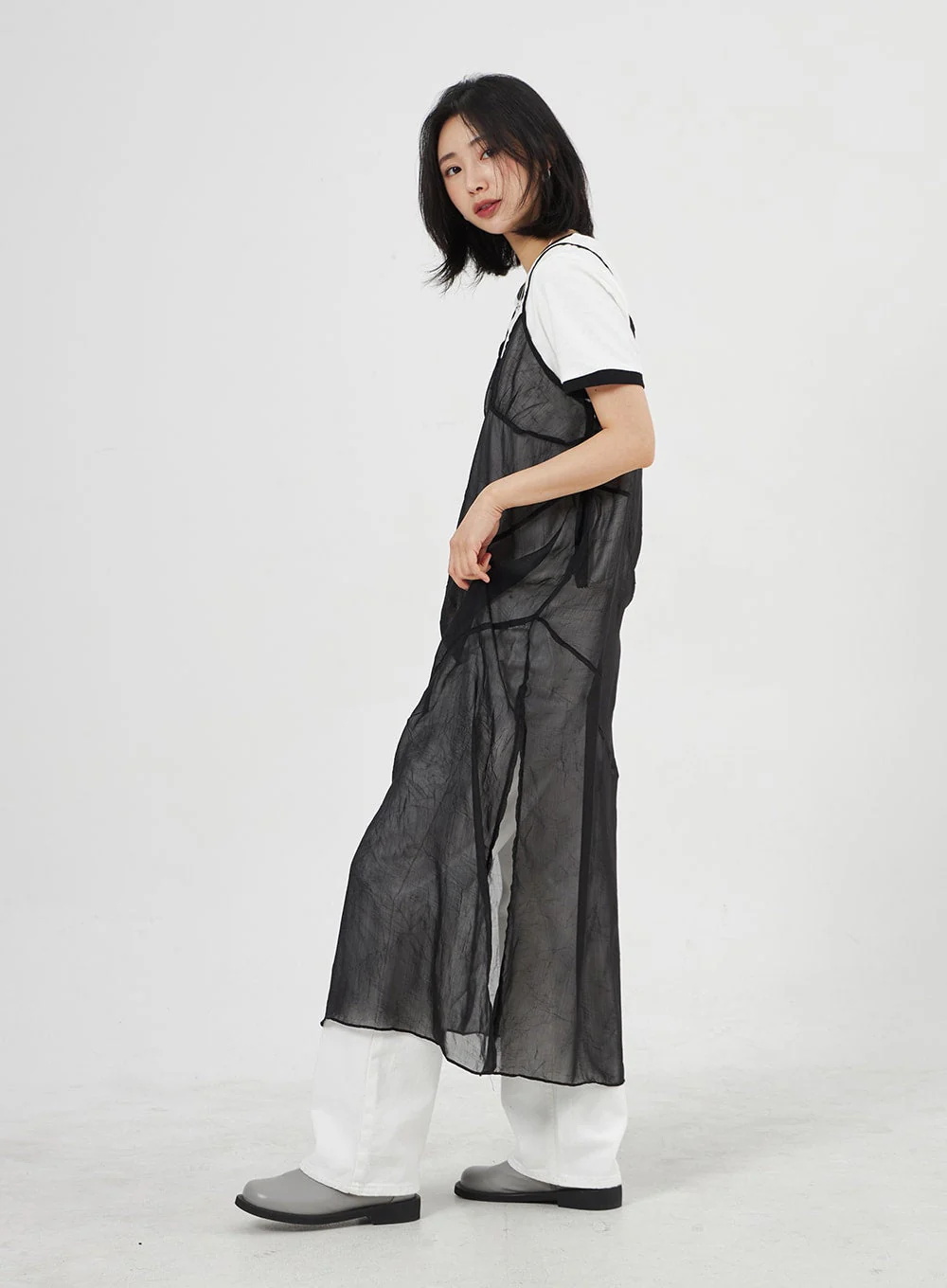 Cotton Wide Leg Pants OA307 - Image 8