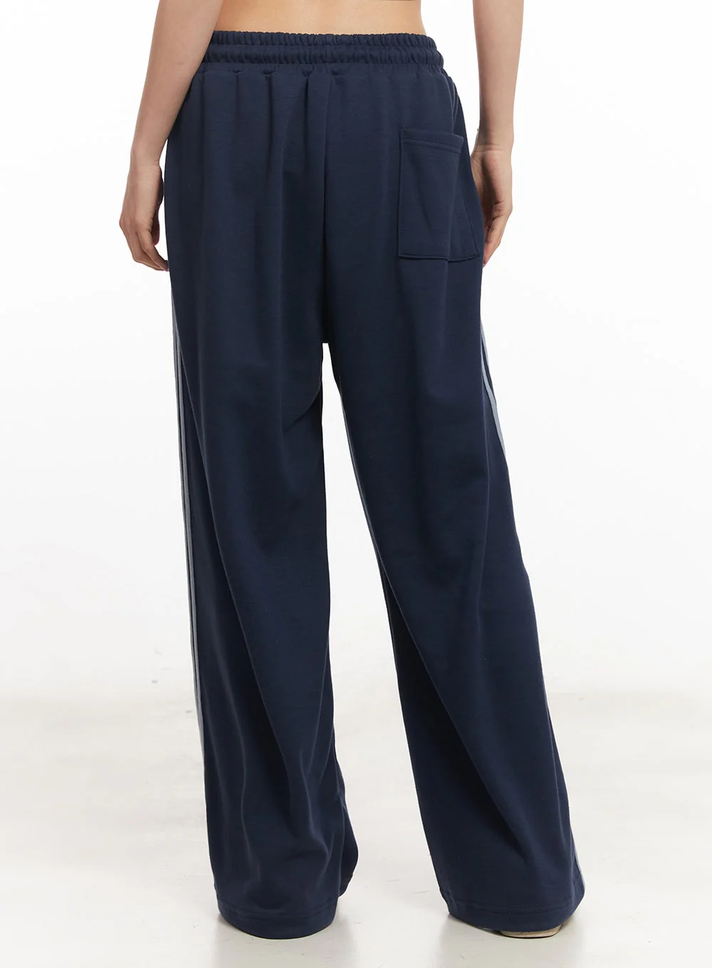 Cotton Wide-Leg Trackpants CA516 - Image 7