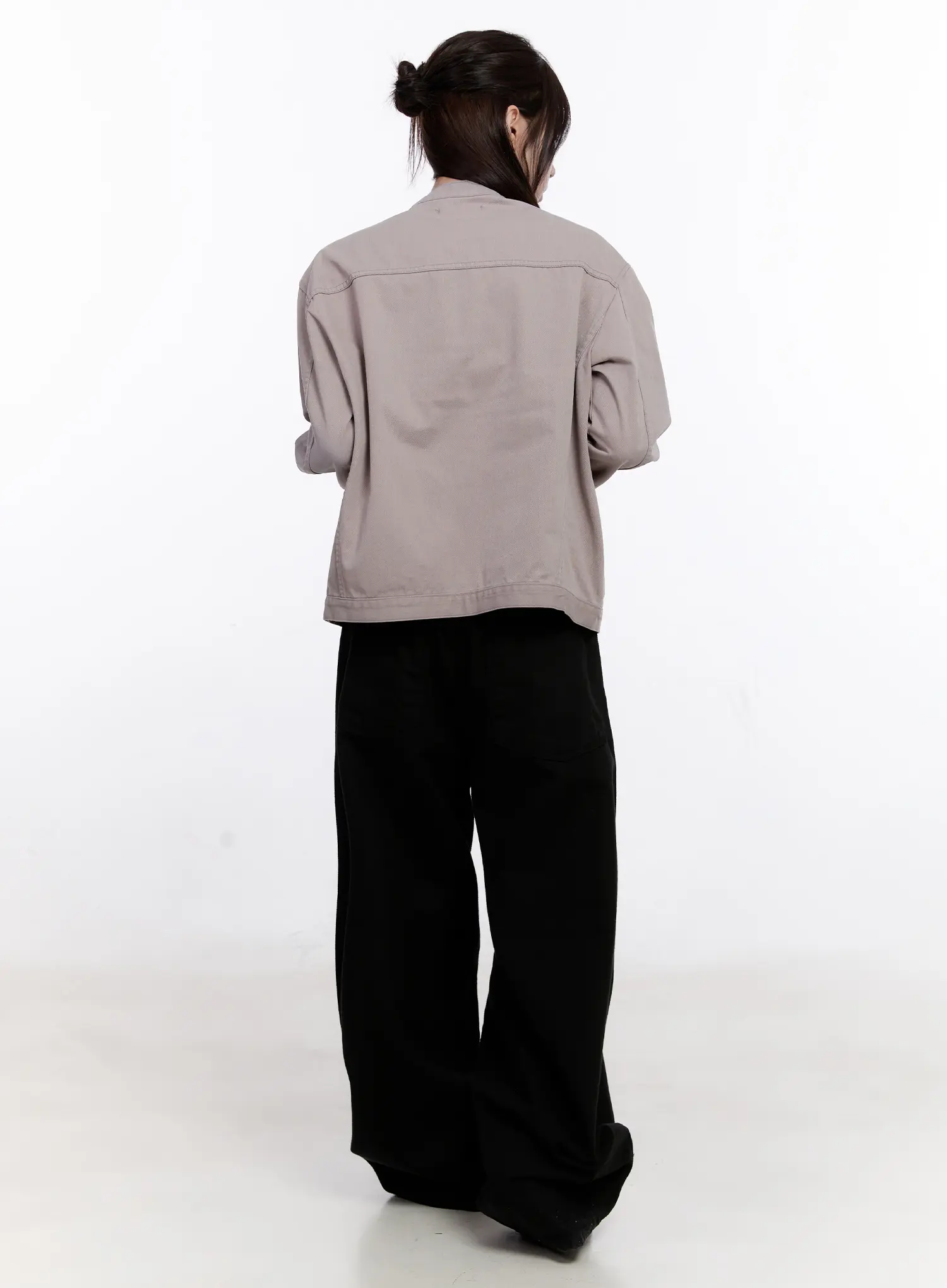 Cotton Zip-Up Jacket CS530 - Image 8