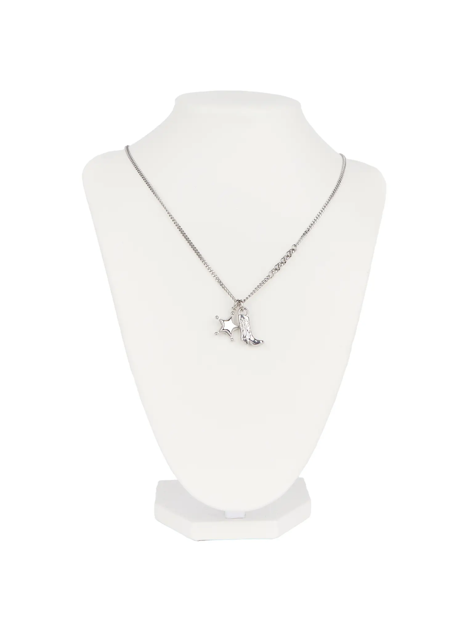 Cowboy Boot Charm Necklace F502 - Image 3