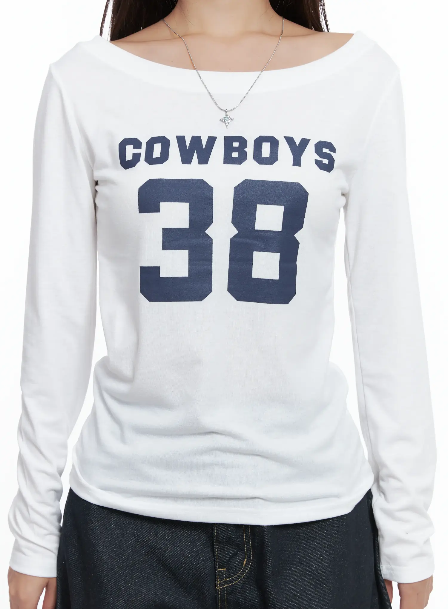 Cowboys Graphic Long Sleeve Tee CS503 - Image 3