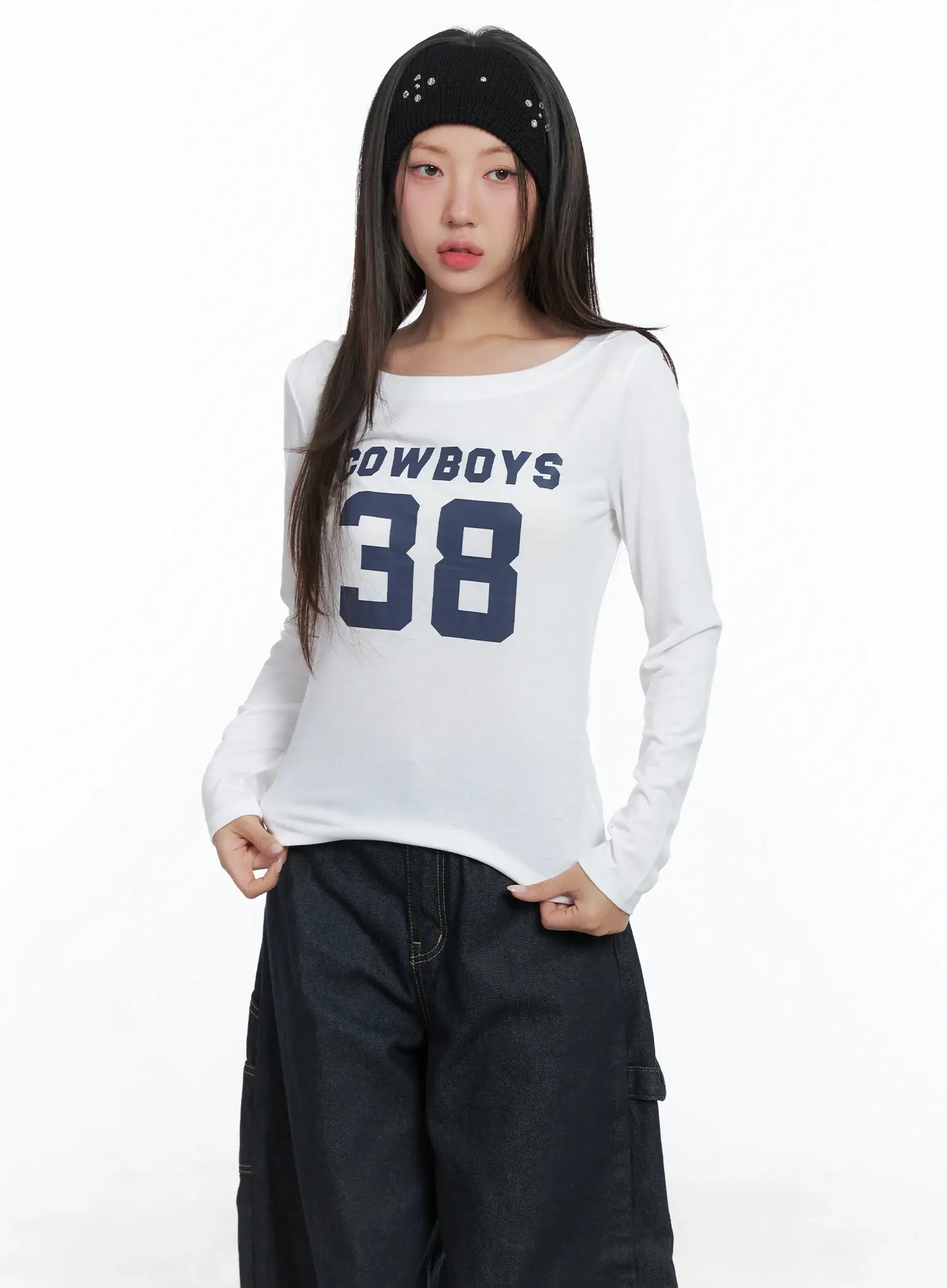 Cowboys Graphic Long Sleeve Tee CS503 - Image 4