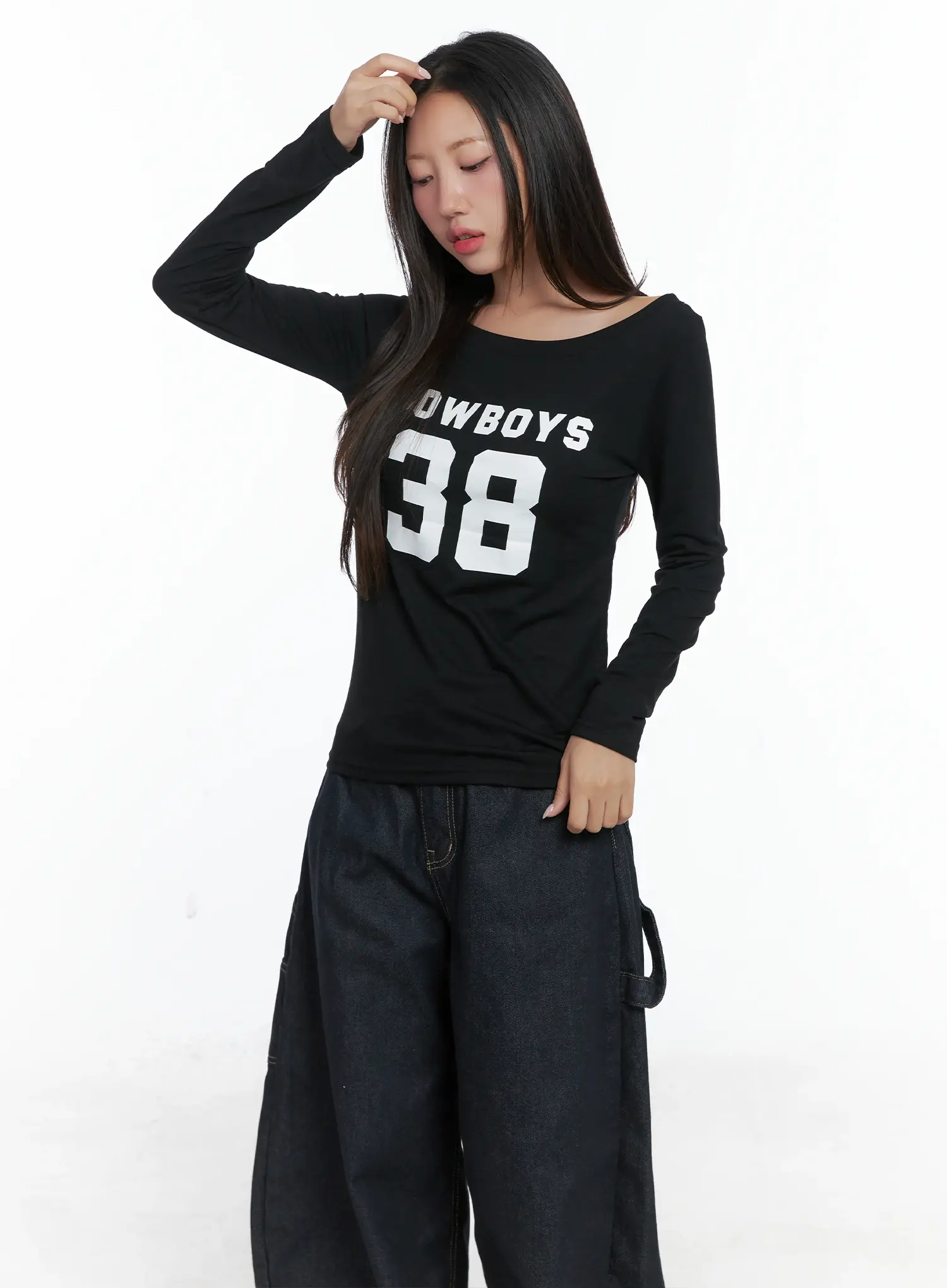 Cowboys Graphic Long Sleeve Tee CS503 - Image 8