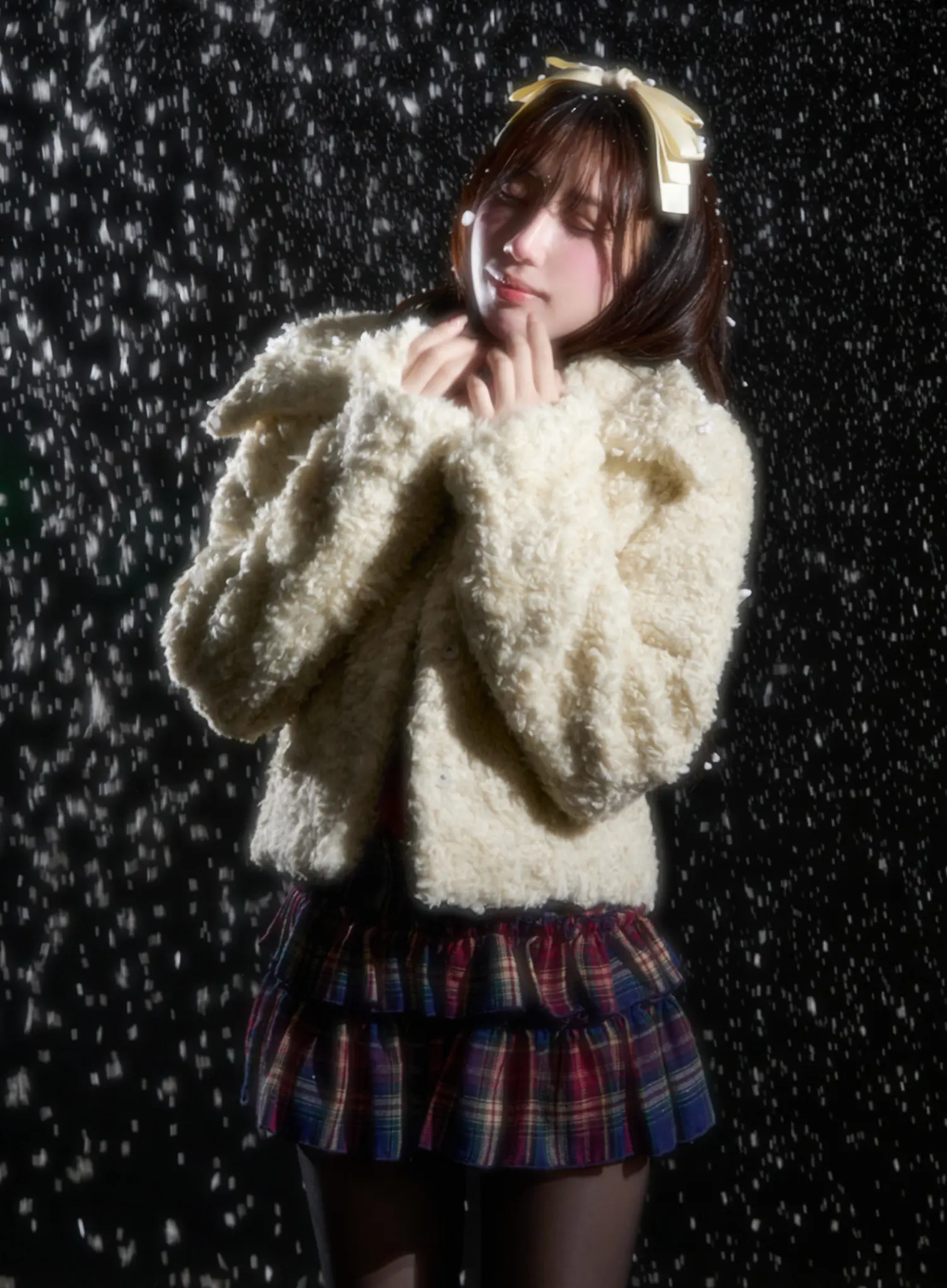 Cozy Faux Fur Sherpa Jacket CN525 - Image 13