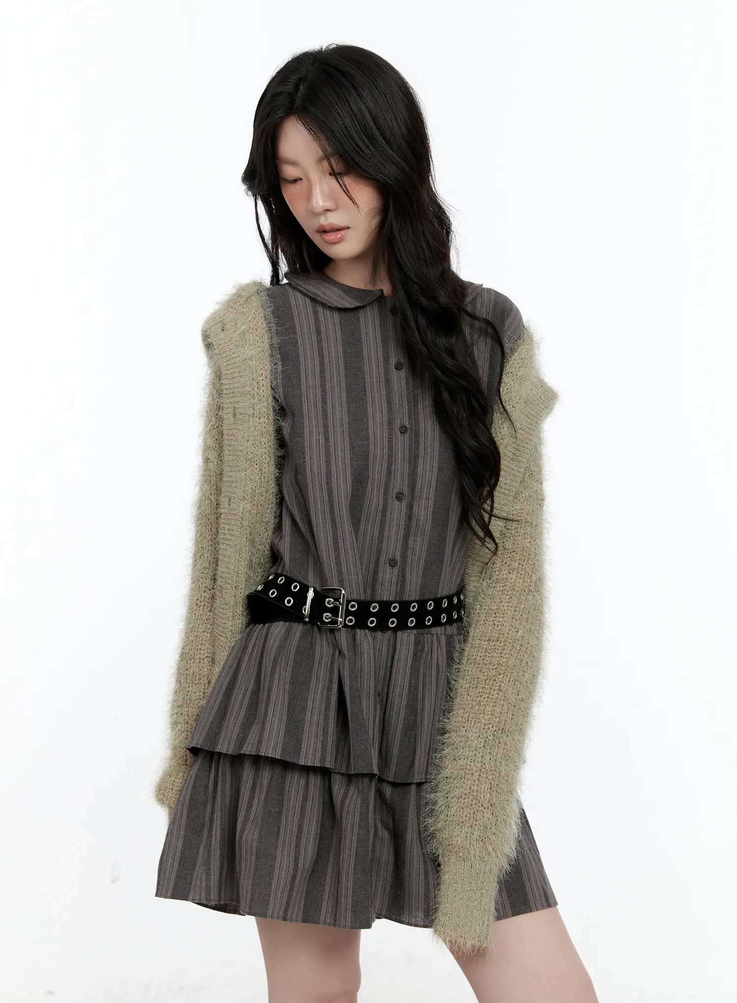 Cozy Knit Hooded Cardigan CN517 - Image 9