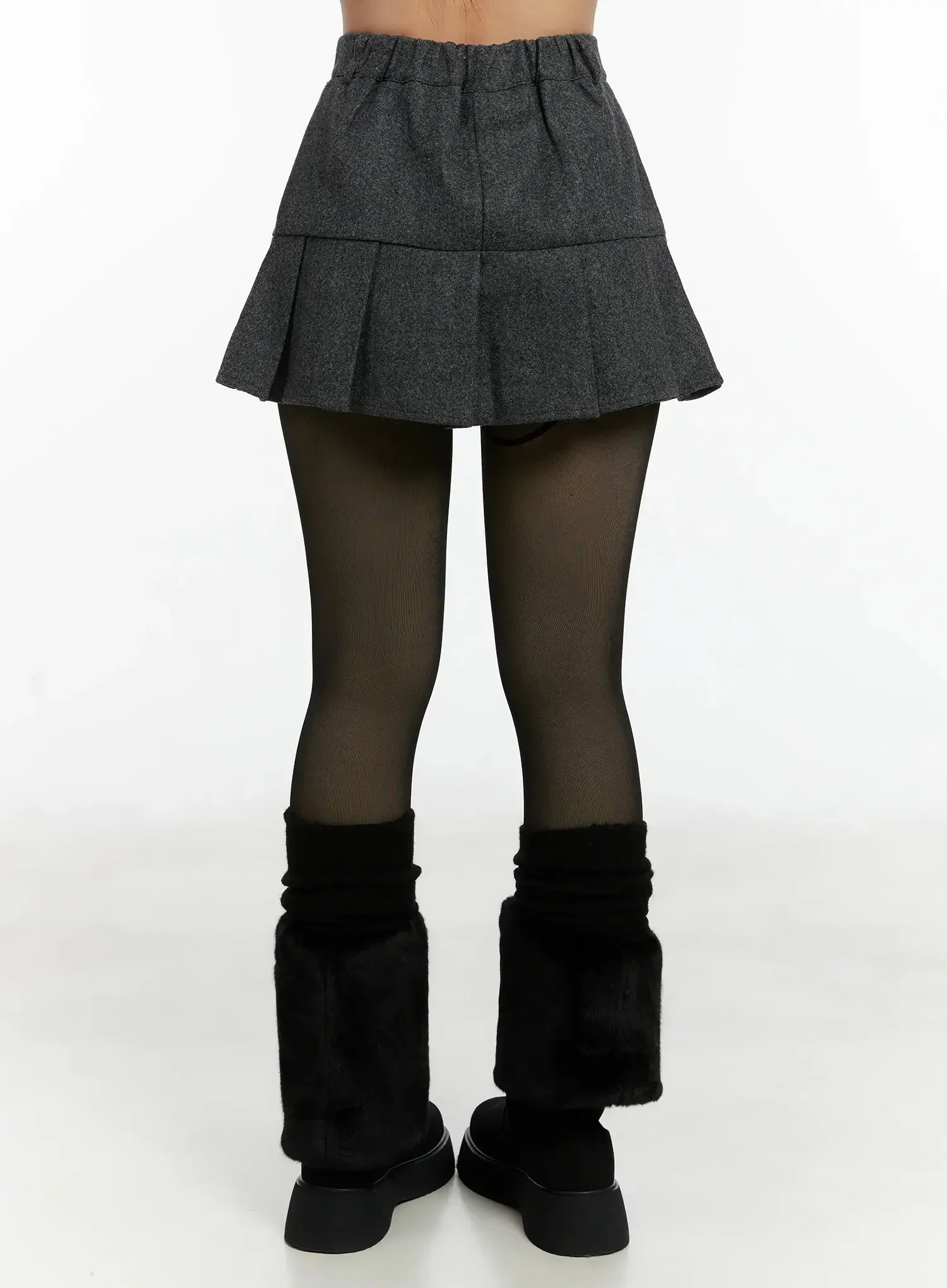 Cozy Pleated Mini Skirt ID525 - Image 12