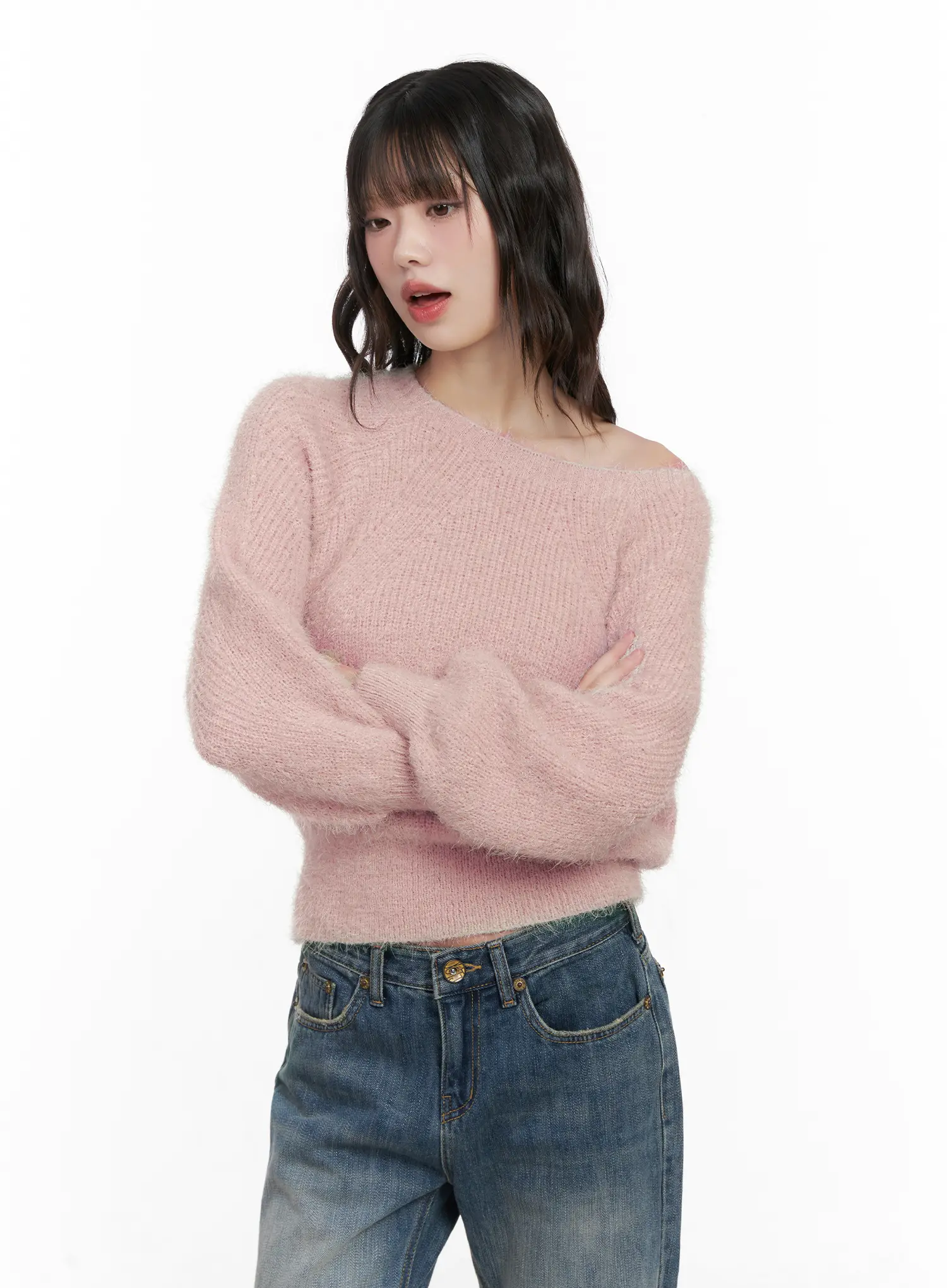 Cozy Two-Way Knit Sweater CN510 - Image 10
