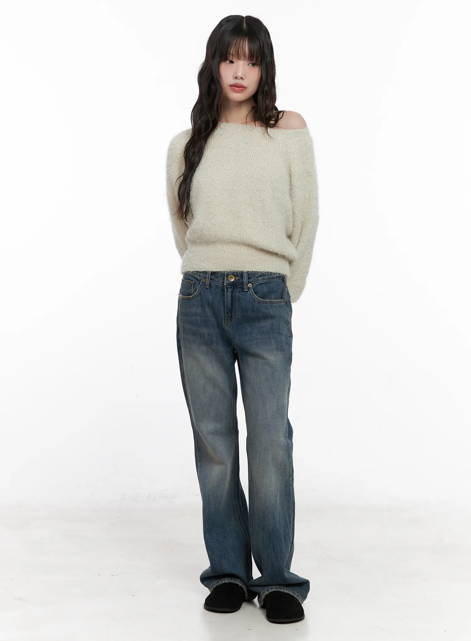 Cozy Two-Way Knit Sweater CN510 - Image 3