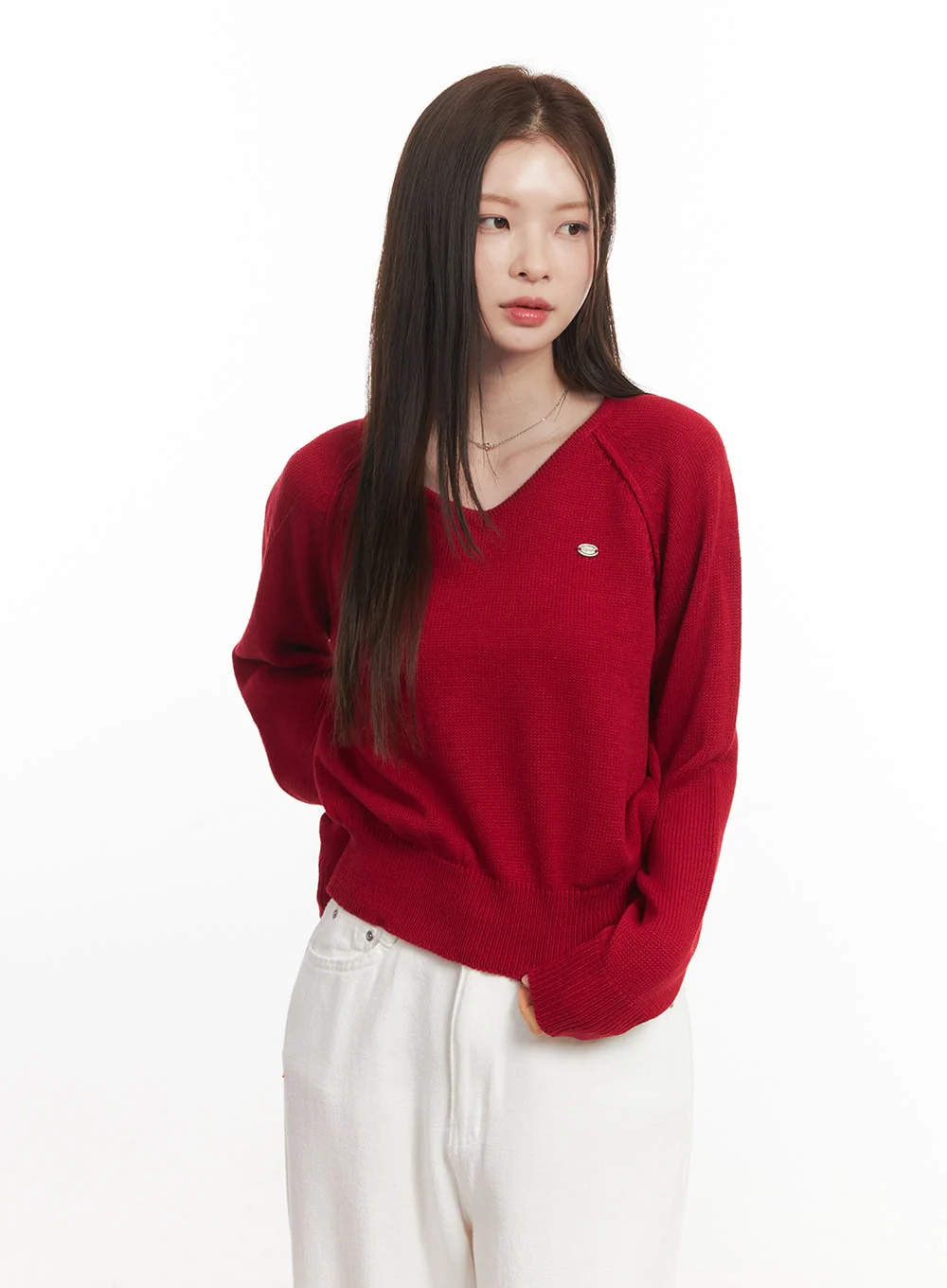 Cozy V-Neck Sweater CA502 - Image 12