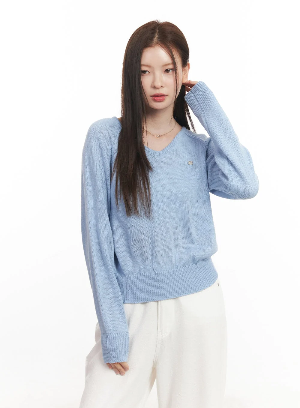 Cozy V-Neck Sweater CA502 - Image 13