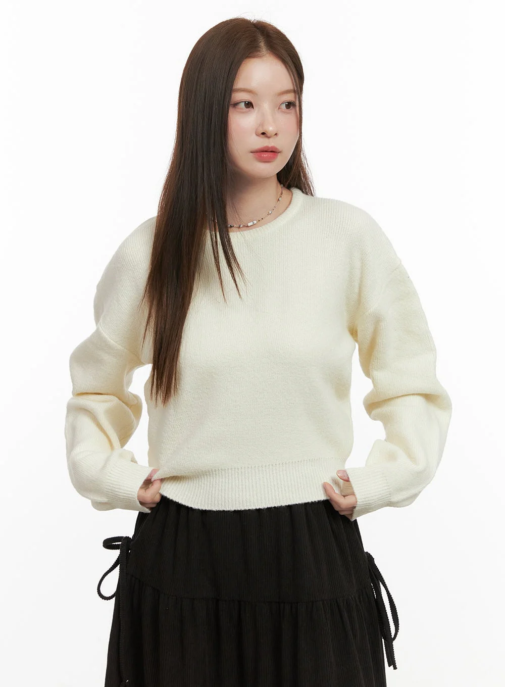 CozyChic Solid Knit Sweater OD417 - Image 12