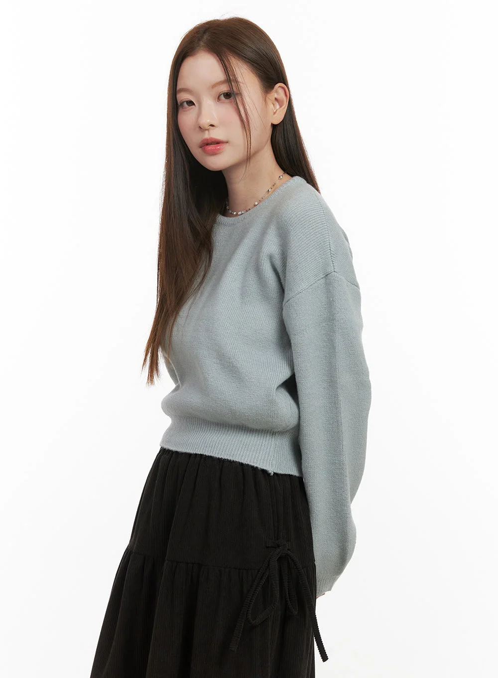 CozyChic Solid Knit Sweater OD417 - Image 6
