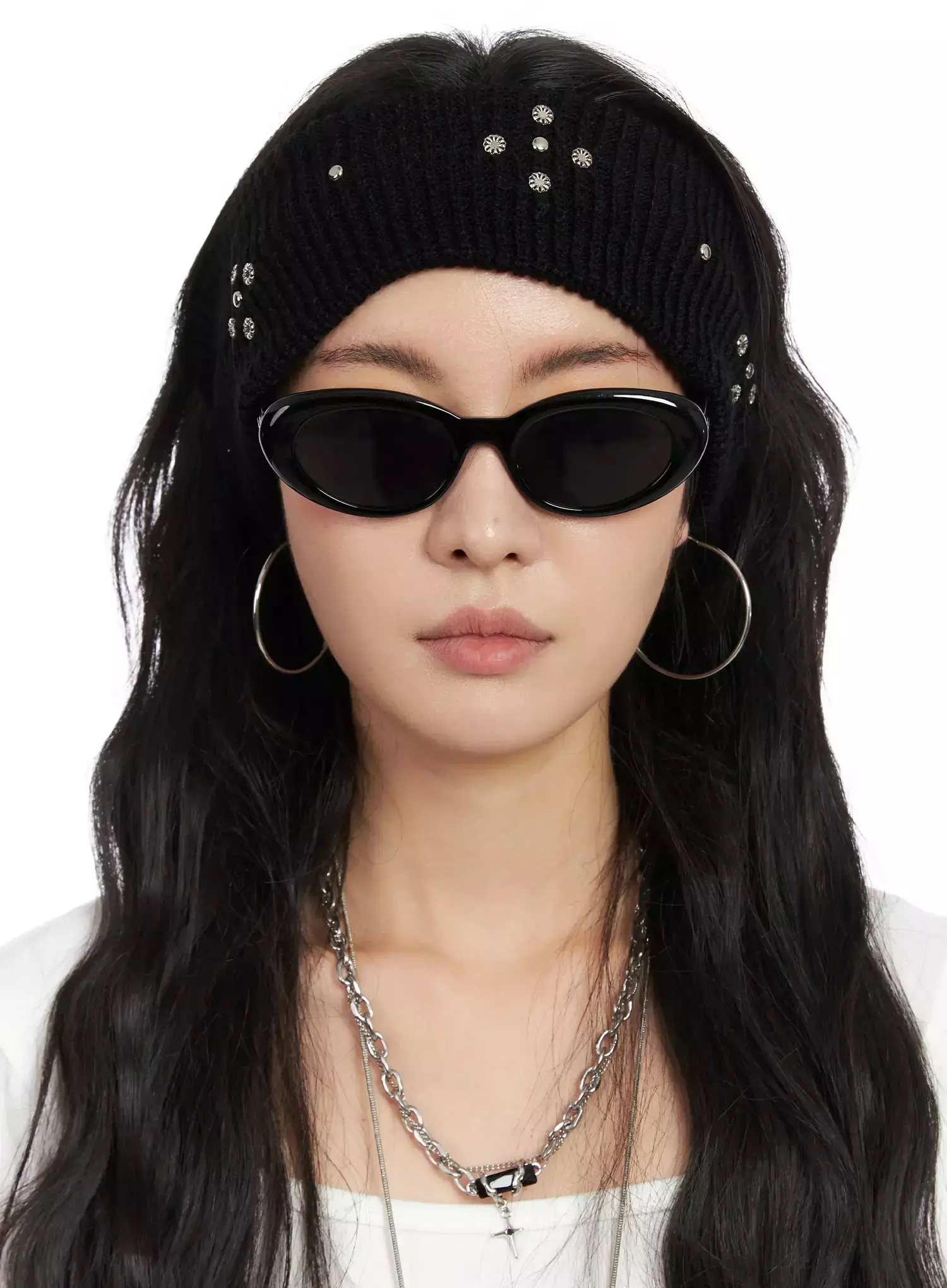 Crisscross Rhinestones Headband IN528