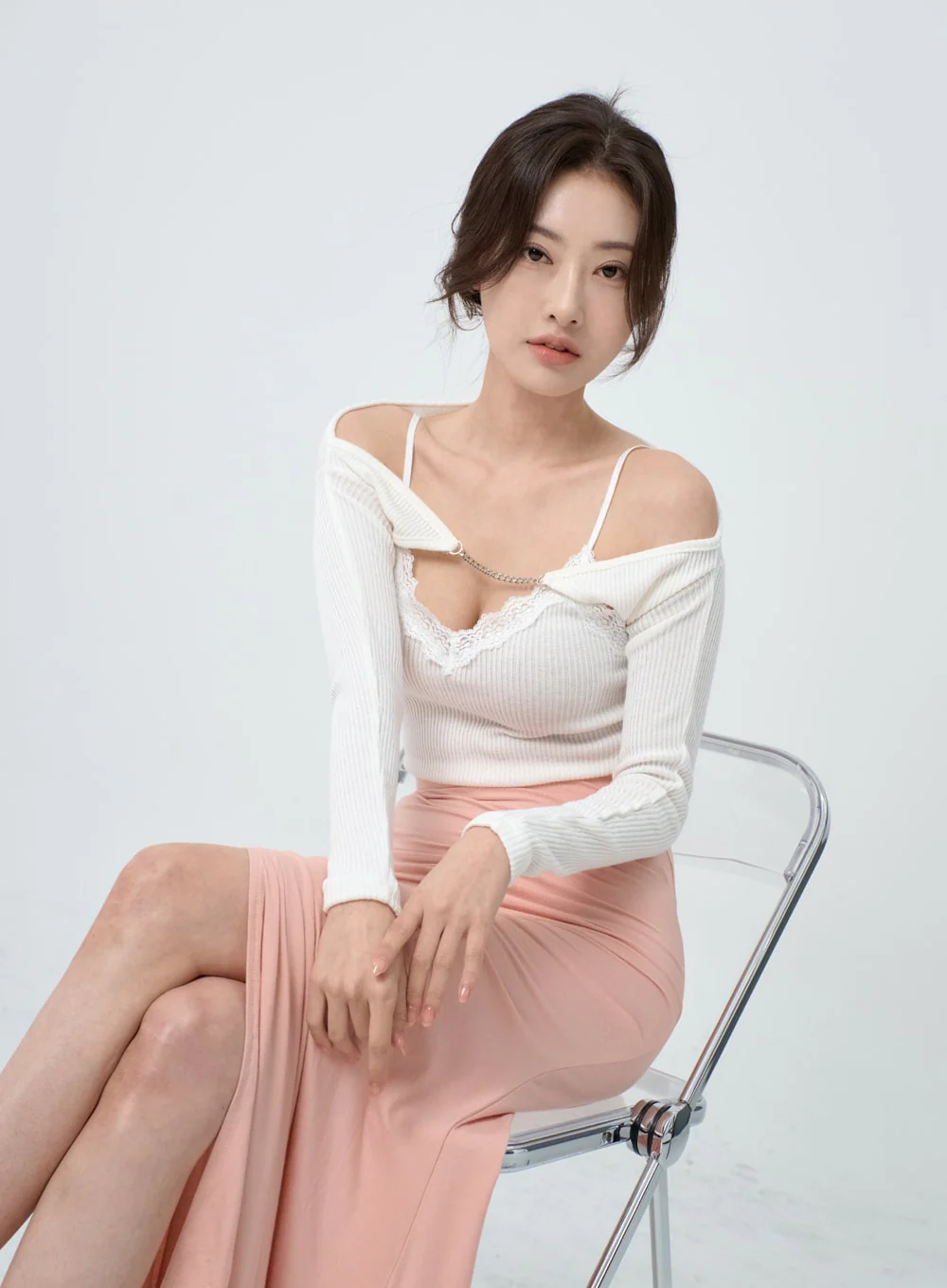 Crop Lingerie Style Tank Top IO26 - Image 19