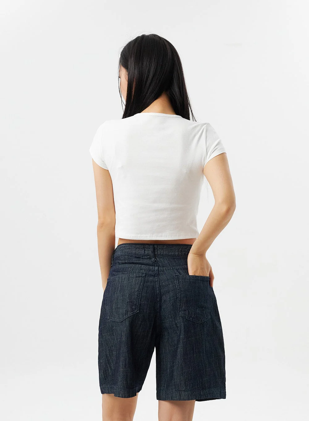 Cropped Bunny Tee CY315 - Image 6