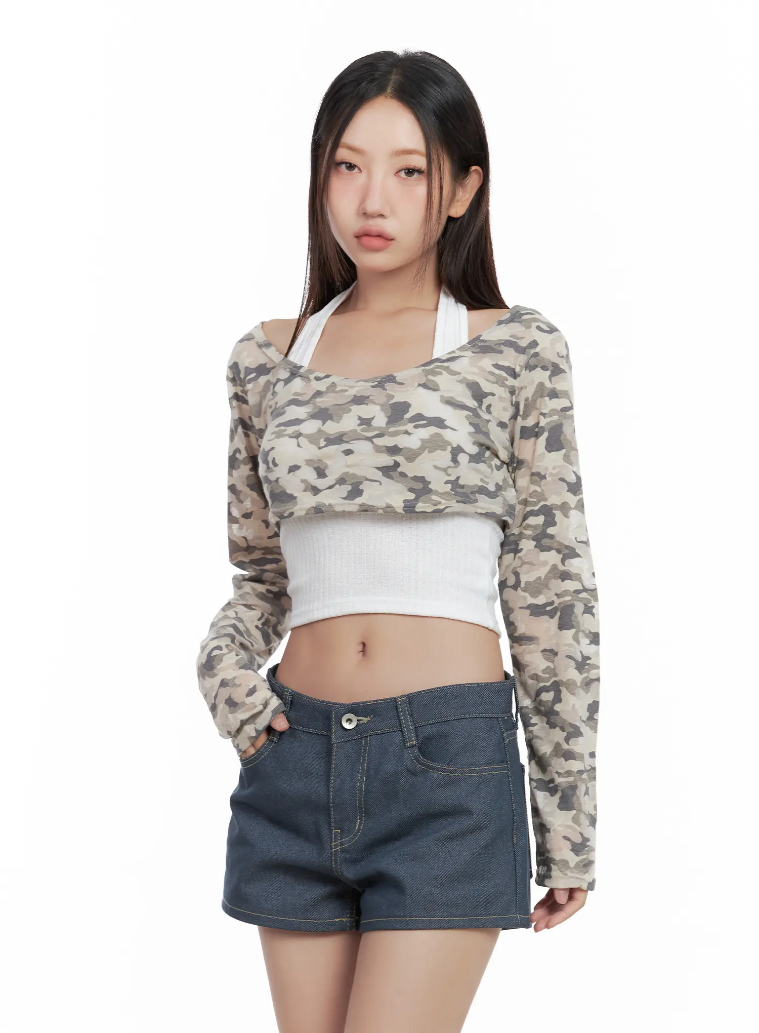 Cropped Camo Bolero CL509 - Image 10