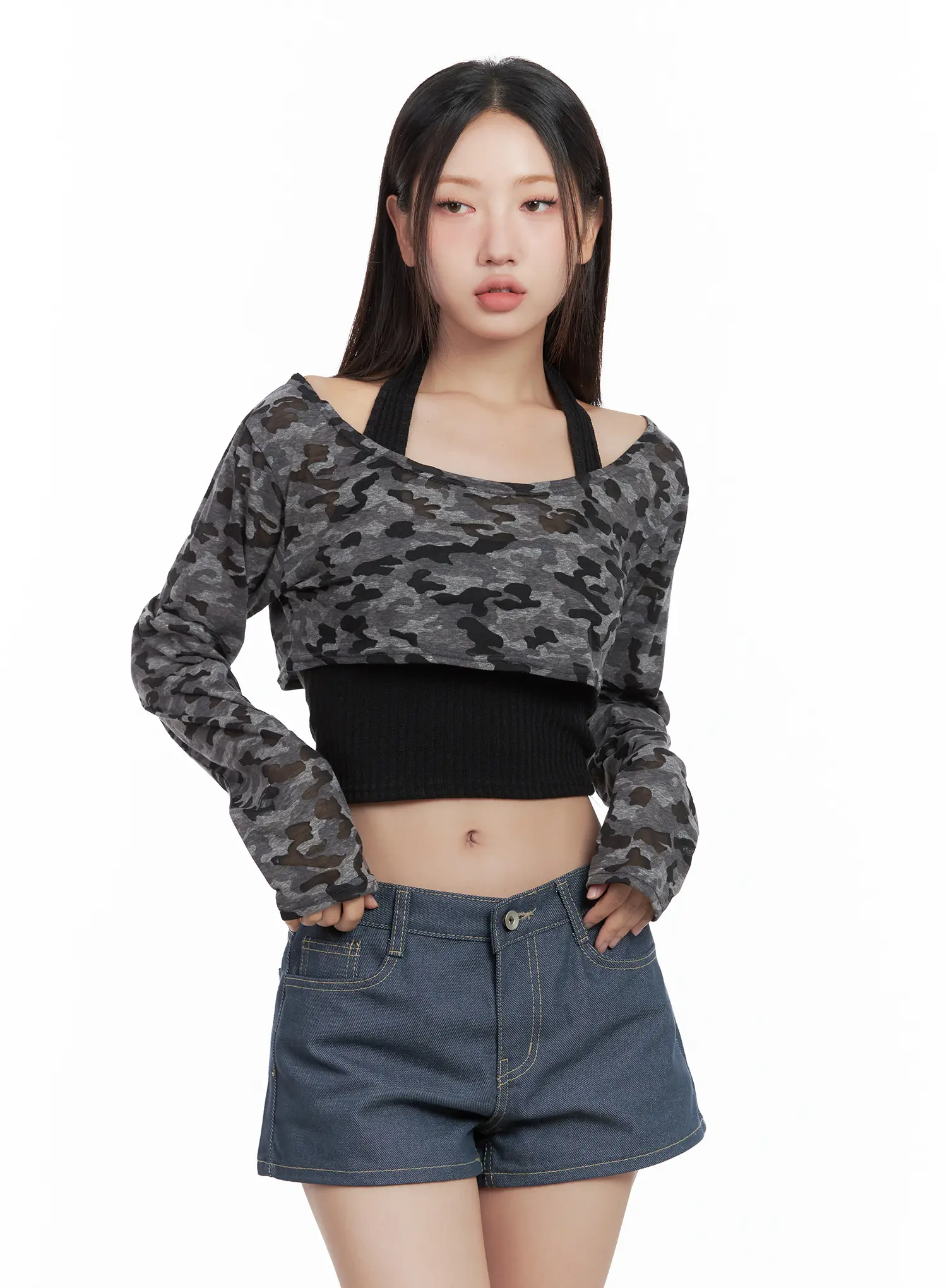 Cropped Camo Bolero CL509 - Image 2