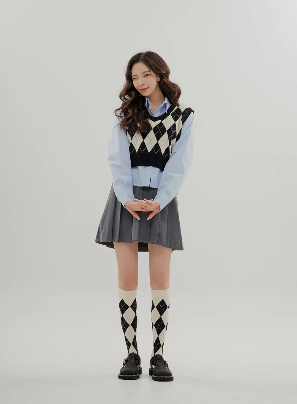 Cropped Long Sleeve Shirt B0802 - Image 16