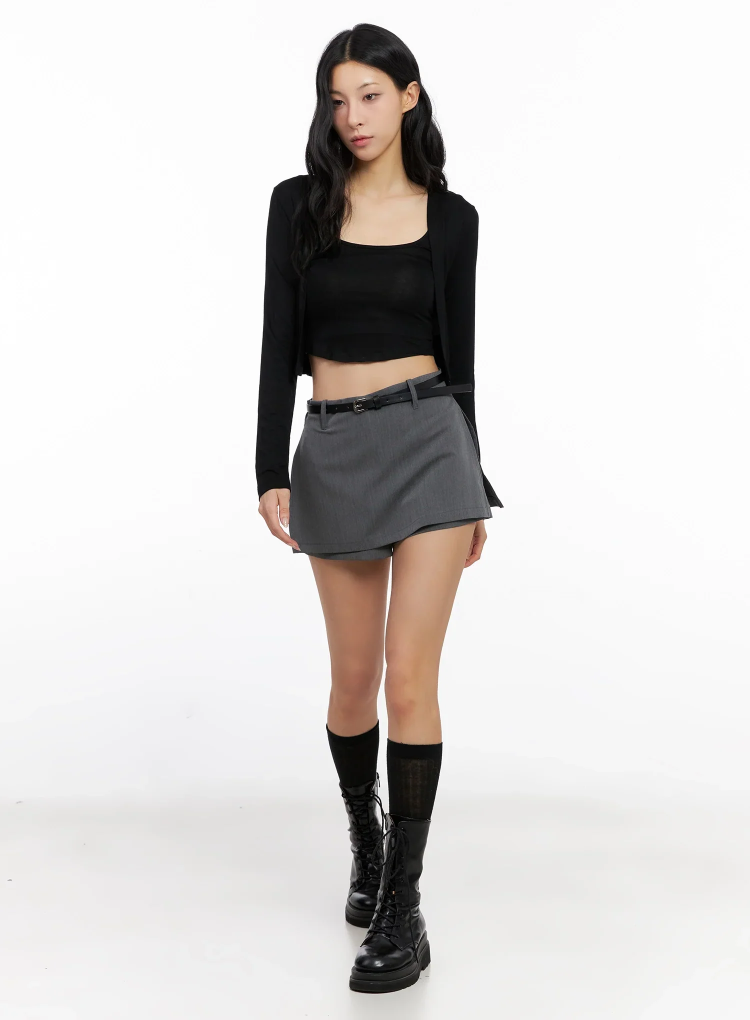 Cropped Tank & Cardigan Set IG508 - Image 12