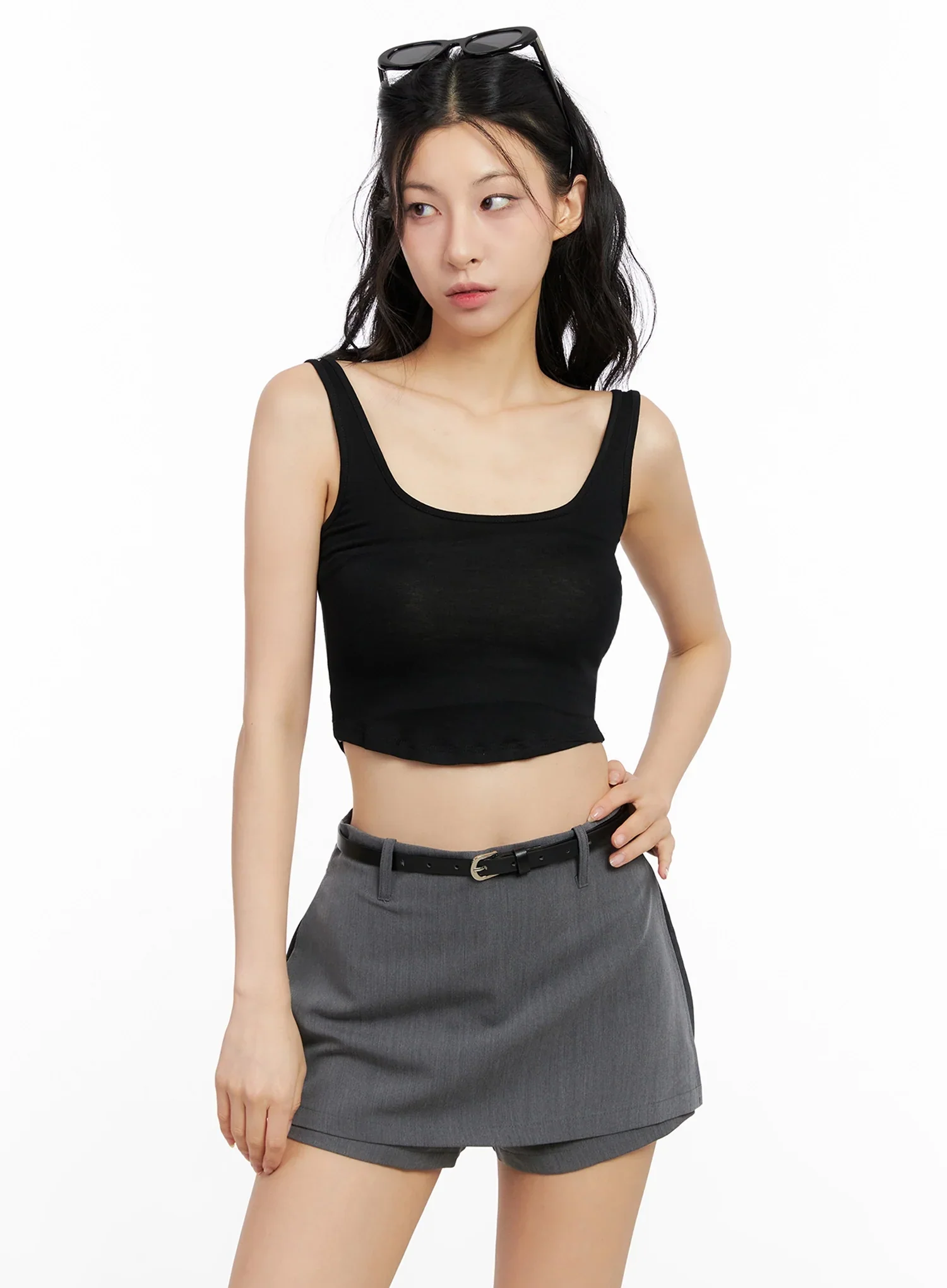 Cropped Tank & Cardigan Set IG508 - Image 7