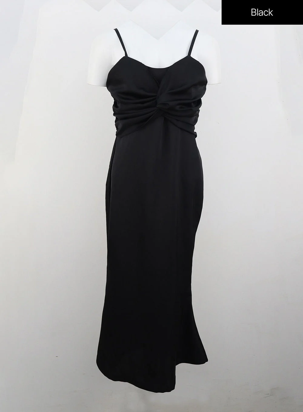 Cross Bust Satin Maxi Dress IU326 - Image 15
