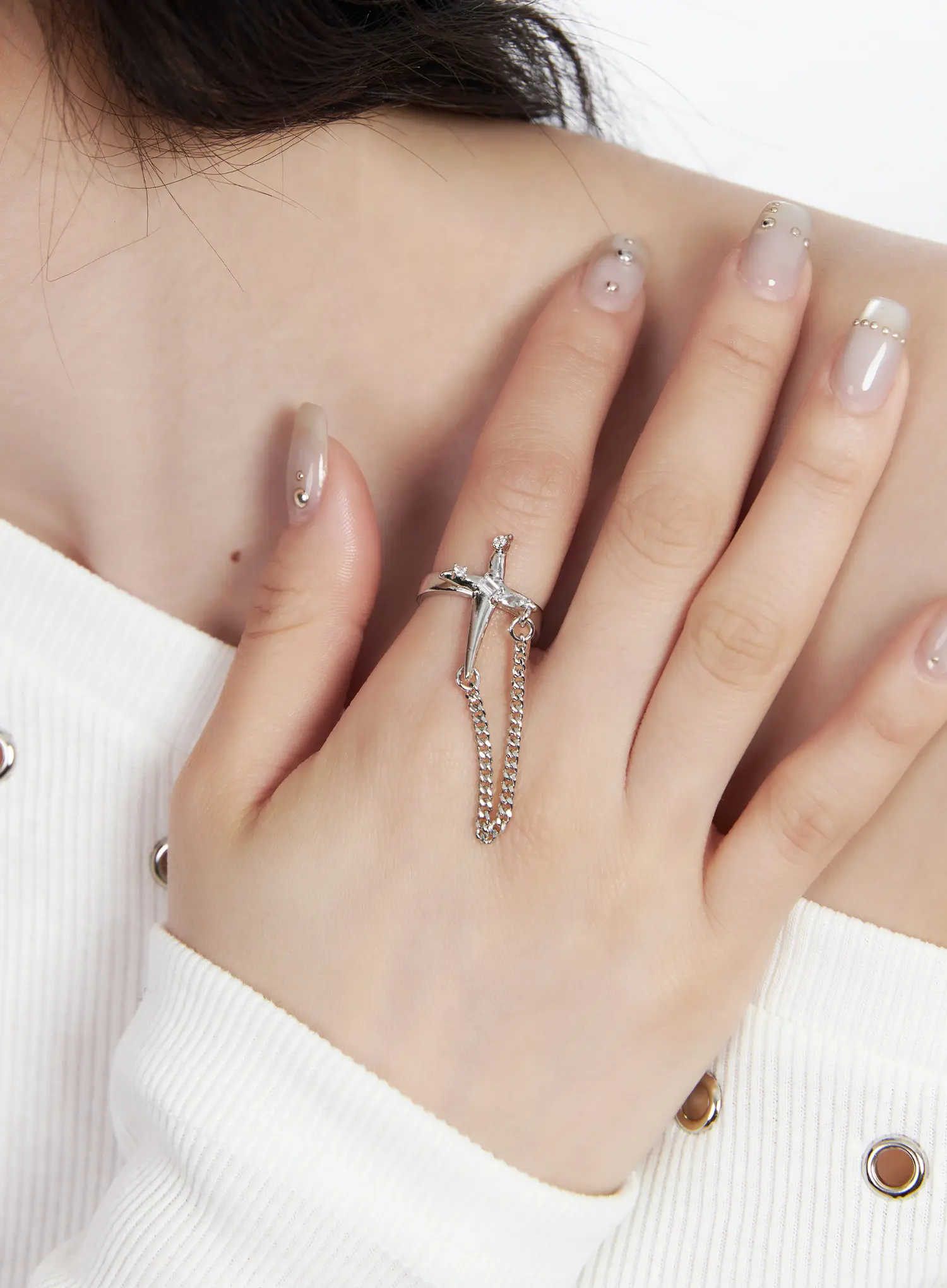 Cross Chain Ring CF525