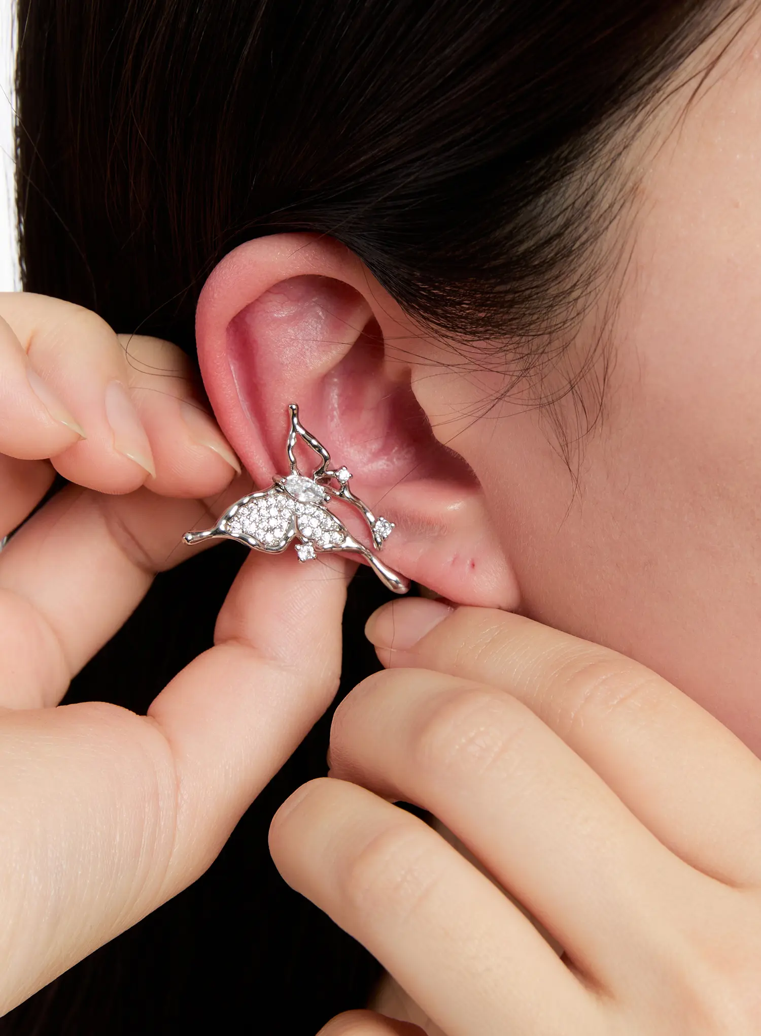 Crystal Ear Cuff IN528 - Image 3